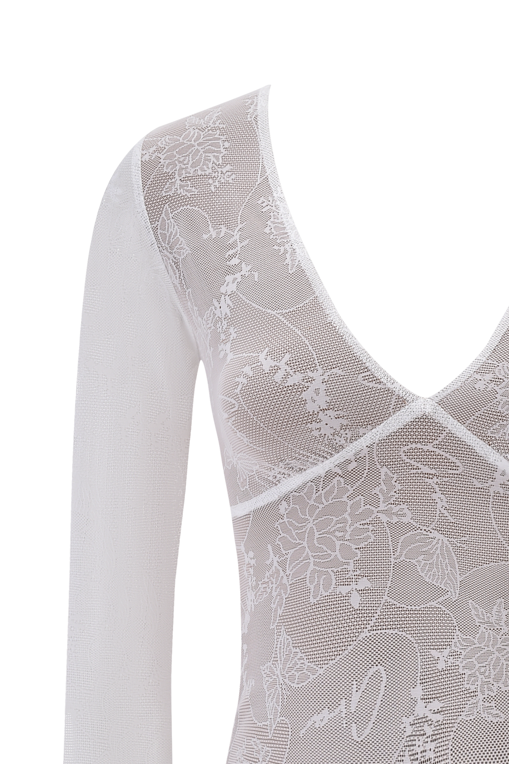YVETTE TOP - WHITE : BUTTERFLY LACE