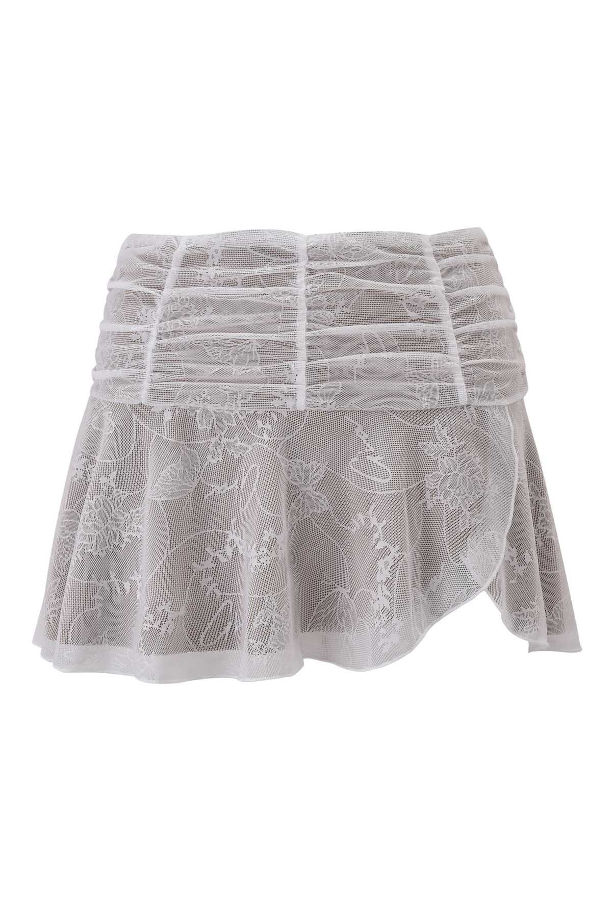 YVETTE SKIRT - WHITE : BUTTERFLY LACE