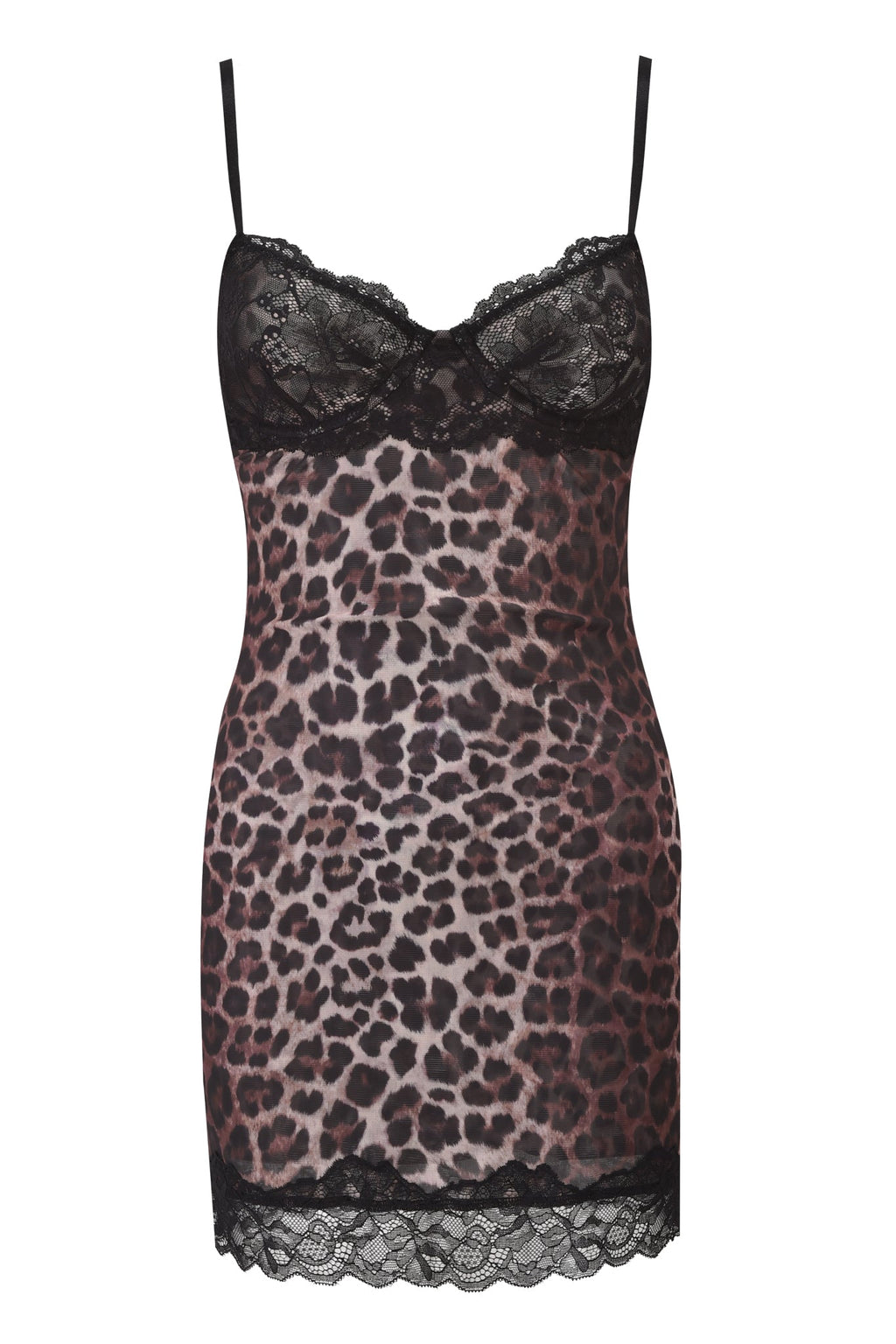 CALYPSO MINI DRESS - LEOPARD