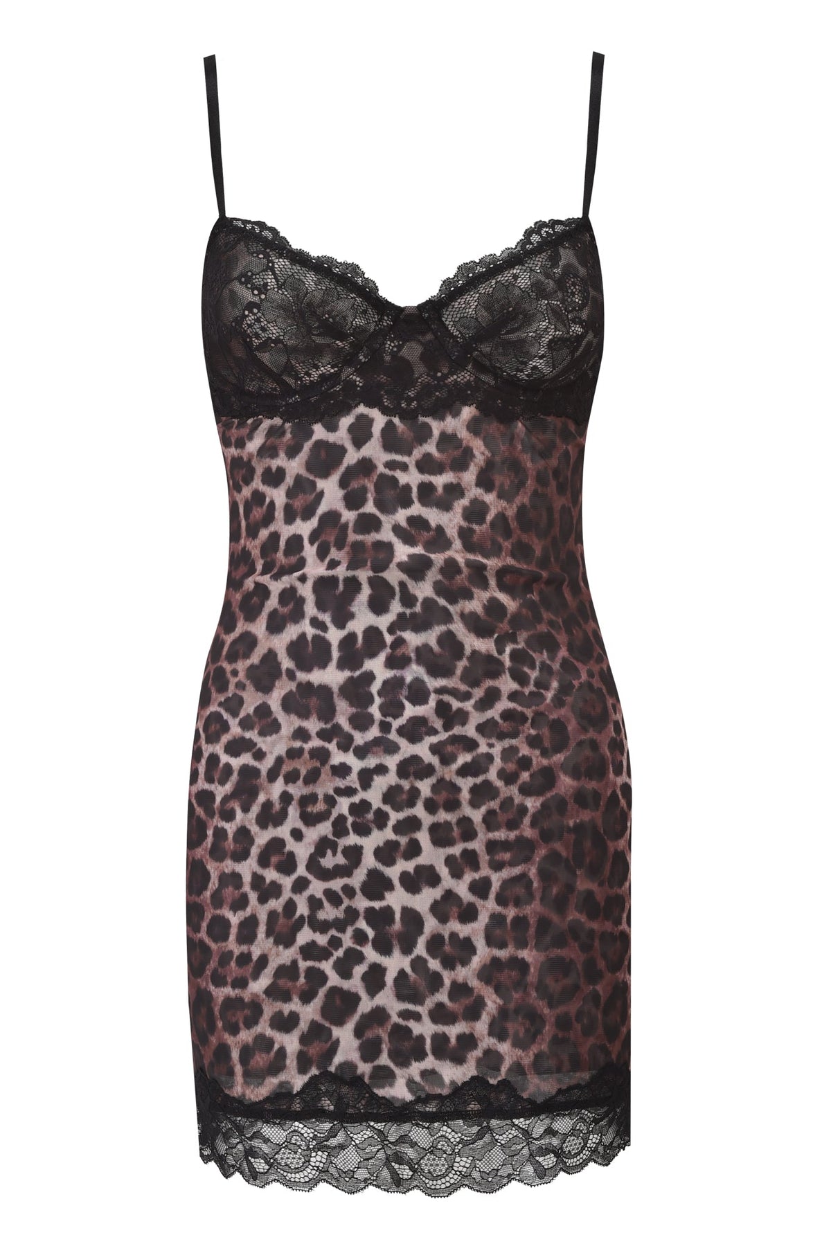 CALYPSO MINI DRESS - LEOPARD
