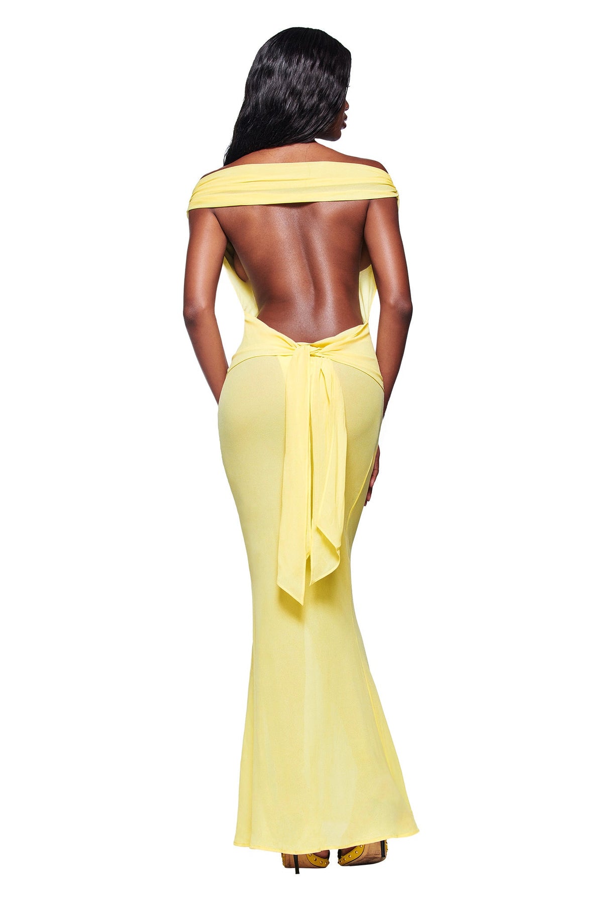 KAHLO MAXI DRESS - YELLOW