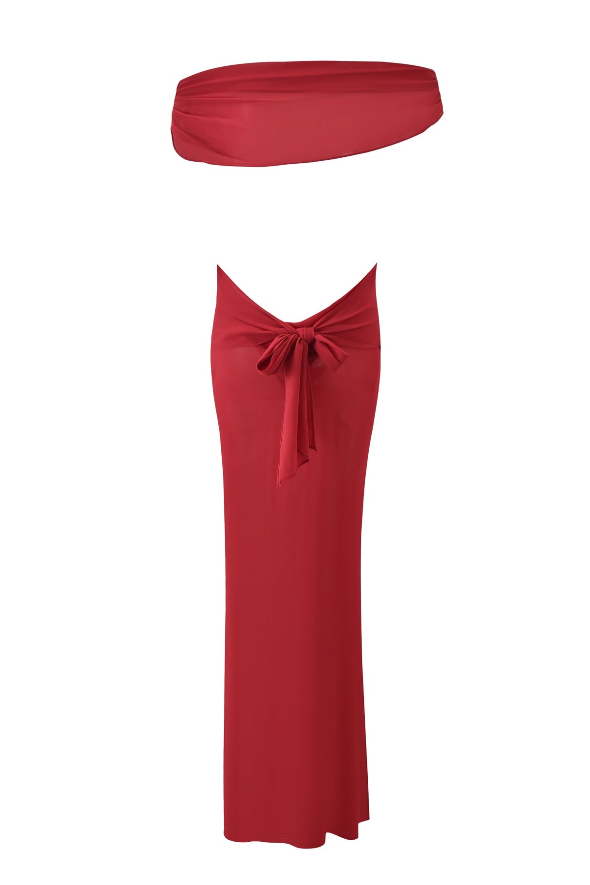 KAHLO MAXI DRESS - RED
