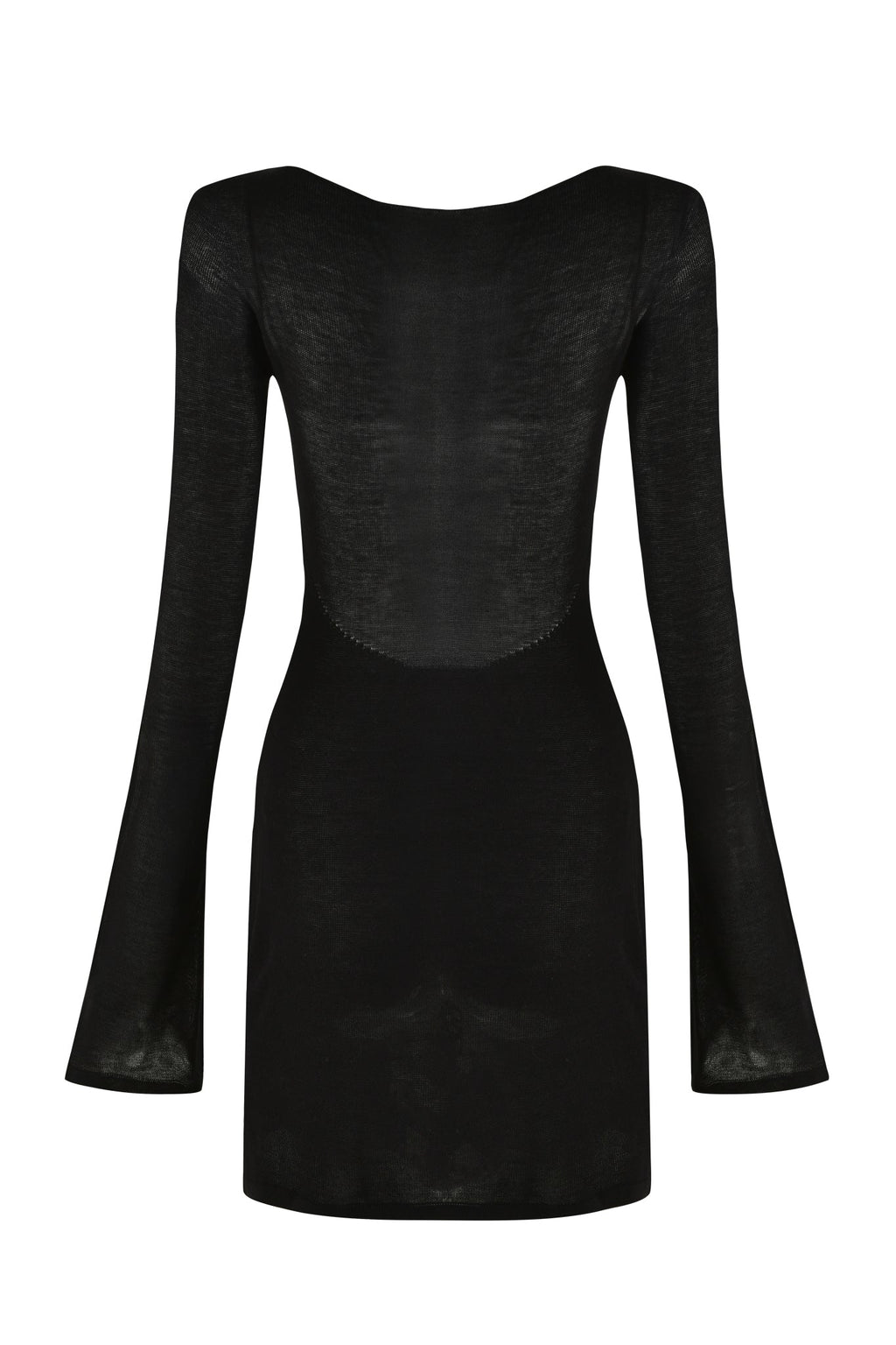 VIOLET KNIT DRESS - BLACK