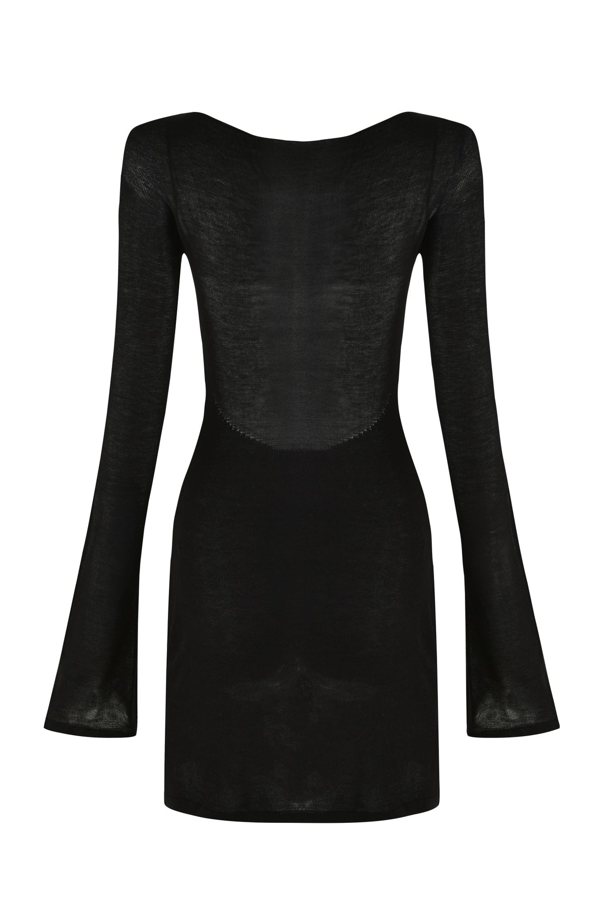 VIOLET KNIT DRESS - BLACK