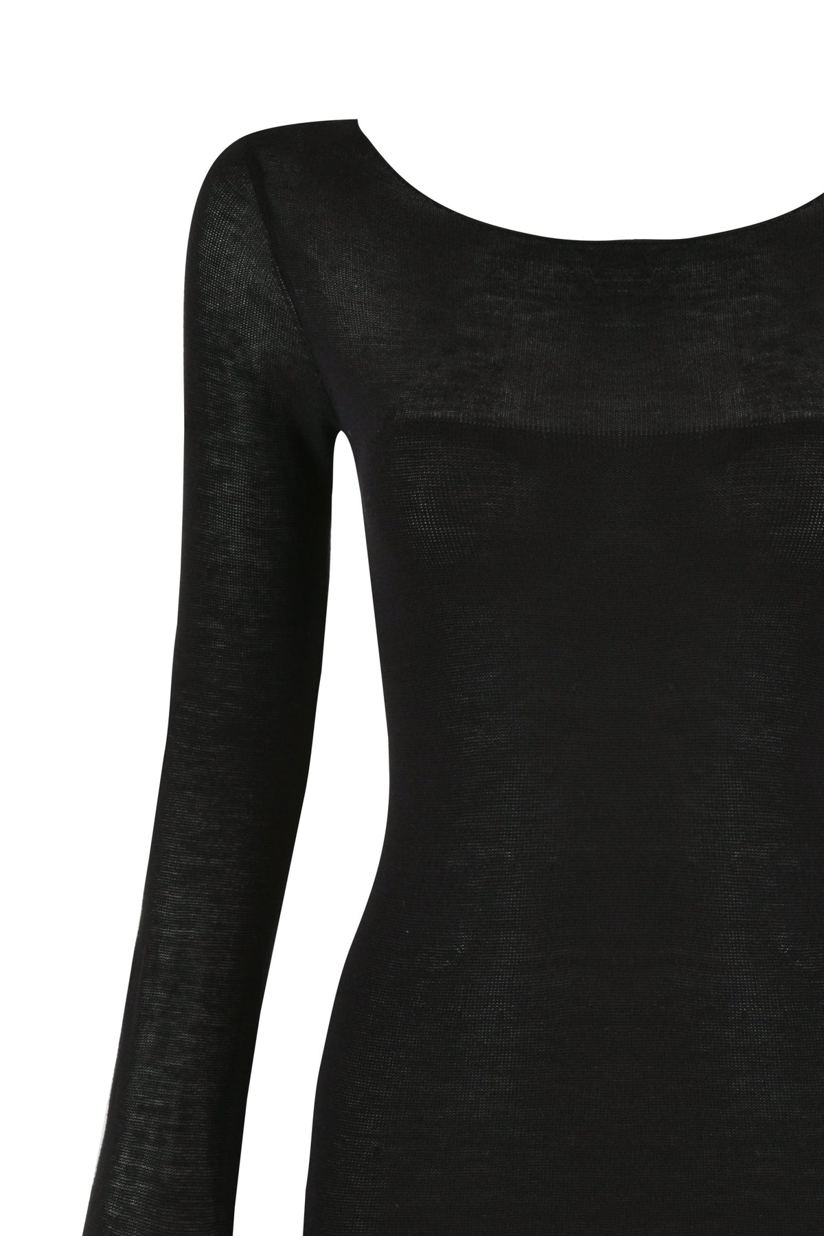 VIOLET KNIT DRESS - BLACK