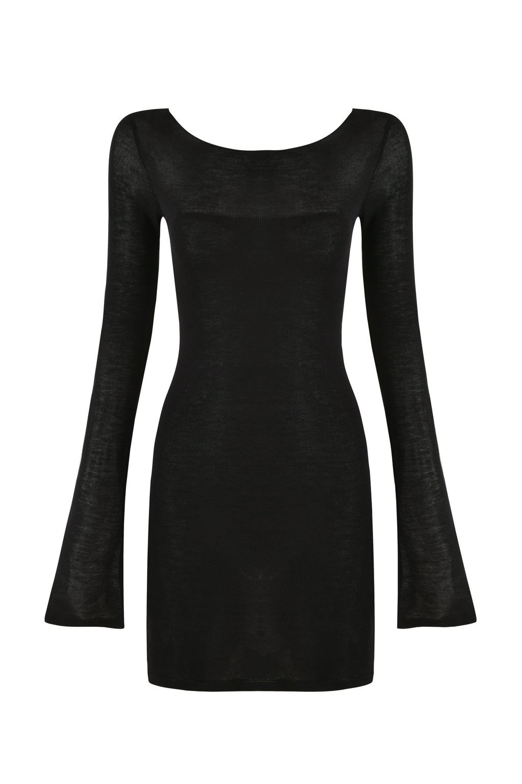 VIOLET KNIT DRESS - BLACK