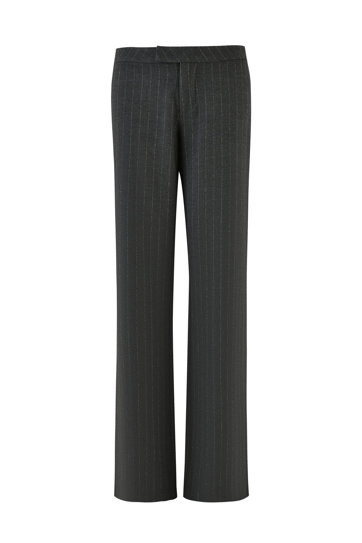 MARRION PANT - GREY : PINSTRIPE