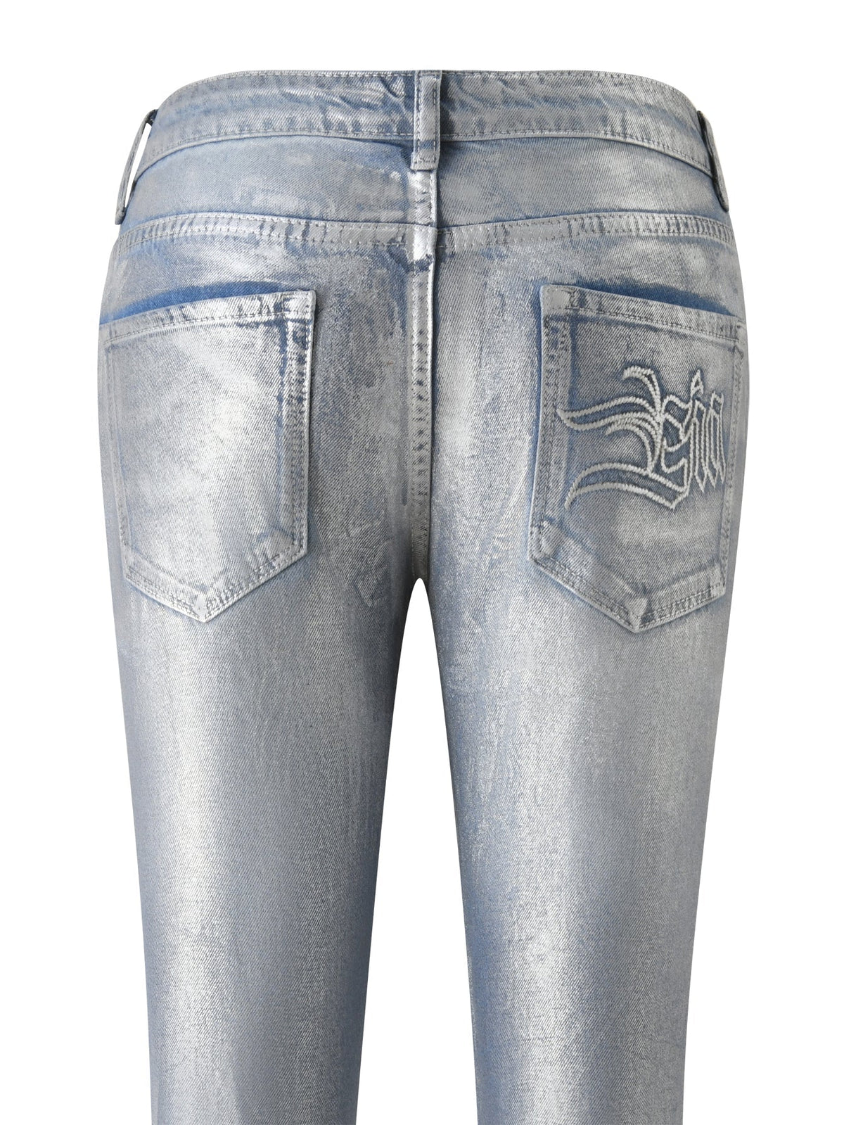 RENATA JEAN - SILVER METALLIC WASH