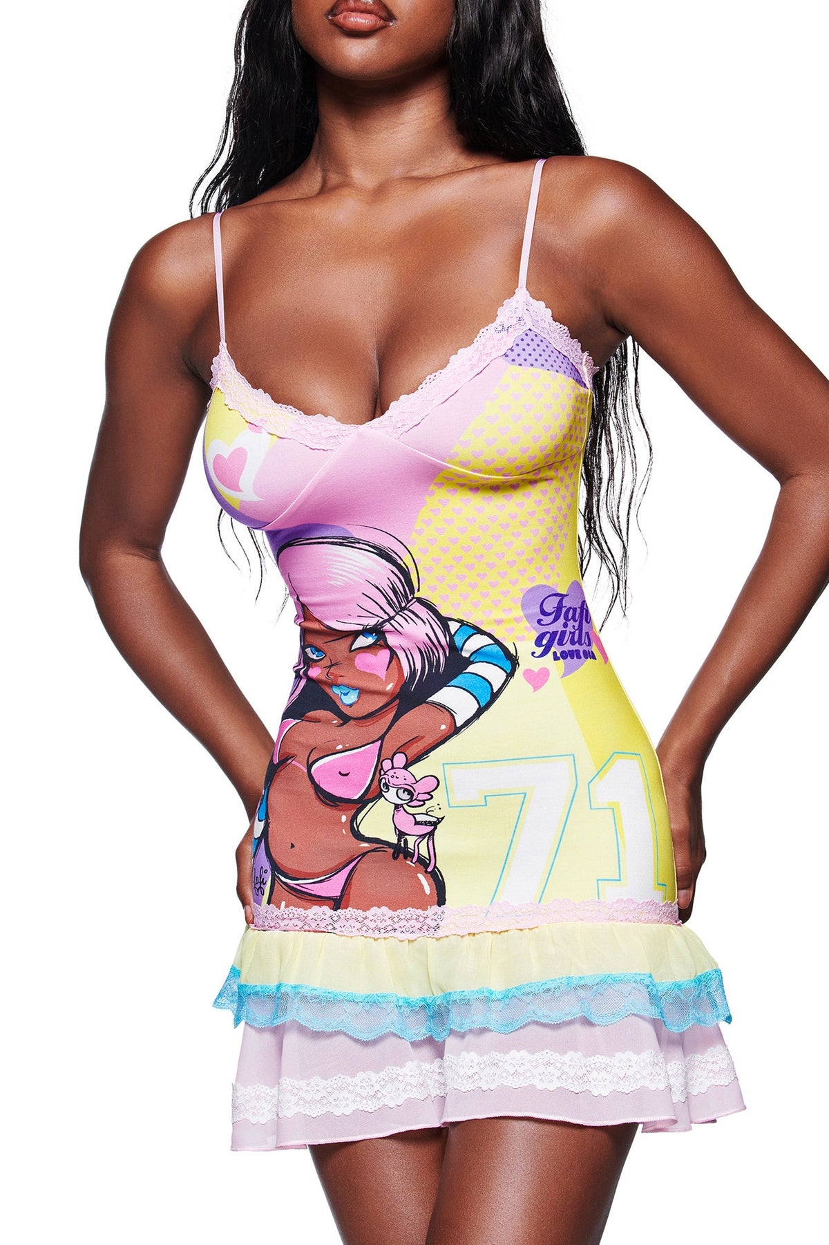 FAFI MINI DRESS - YELLOW