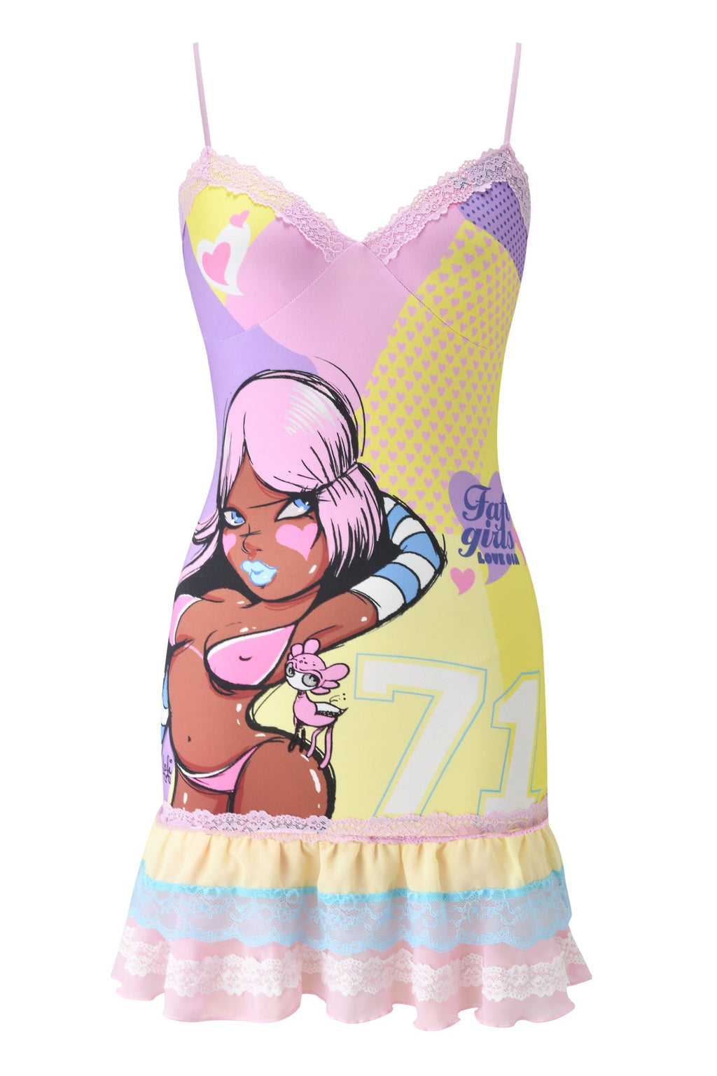 FAFI MINI DRESS - YELLOW