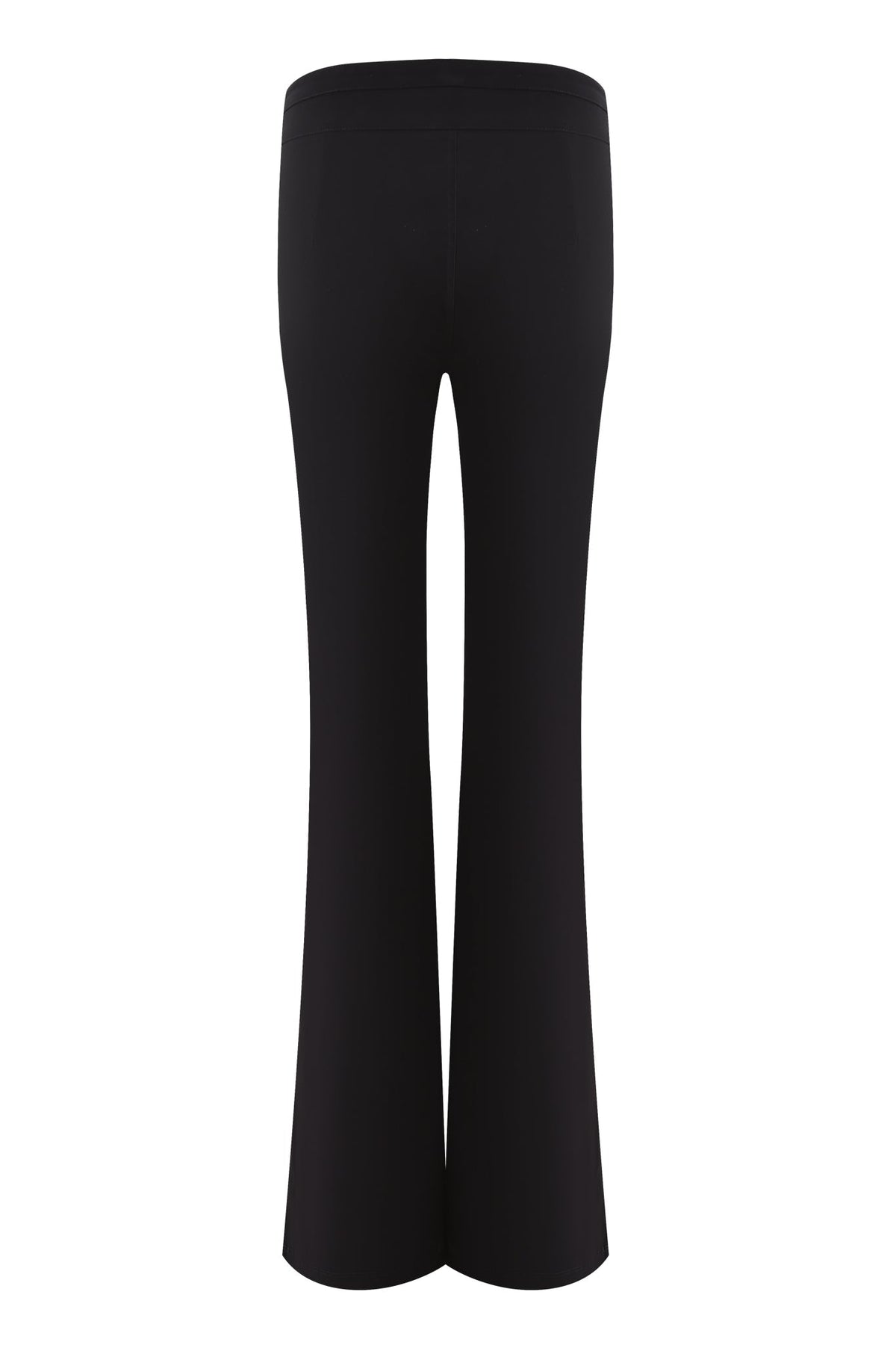 ELLENA 2.0 CURVED WAIST ZIPPER PANT - BLACK