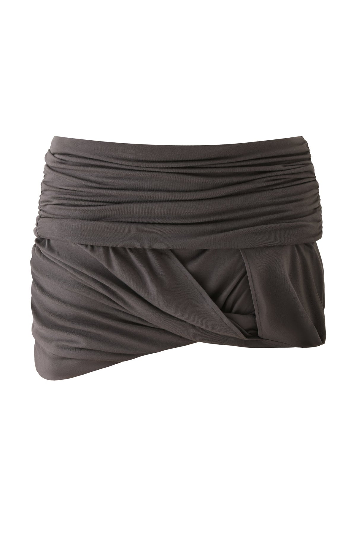 KOVU MINI SKIRT - CHARCOAL GREY