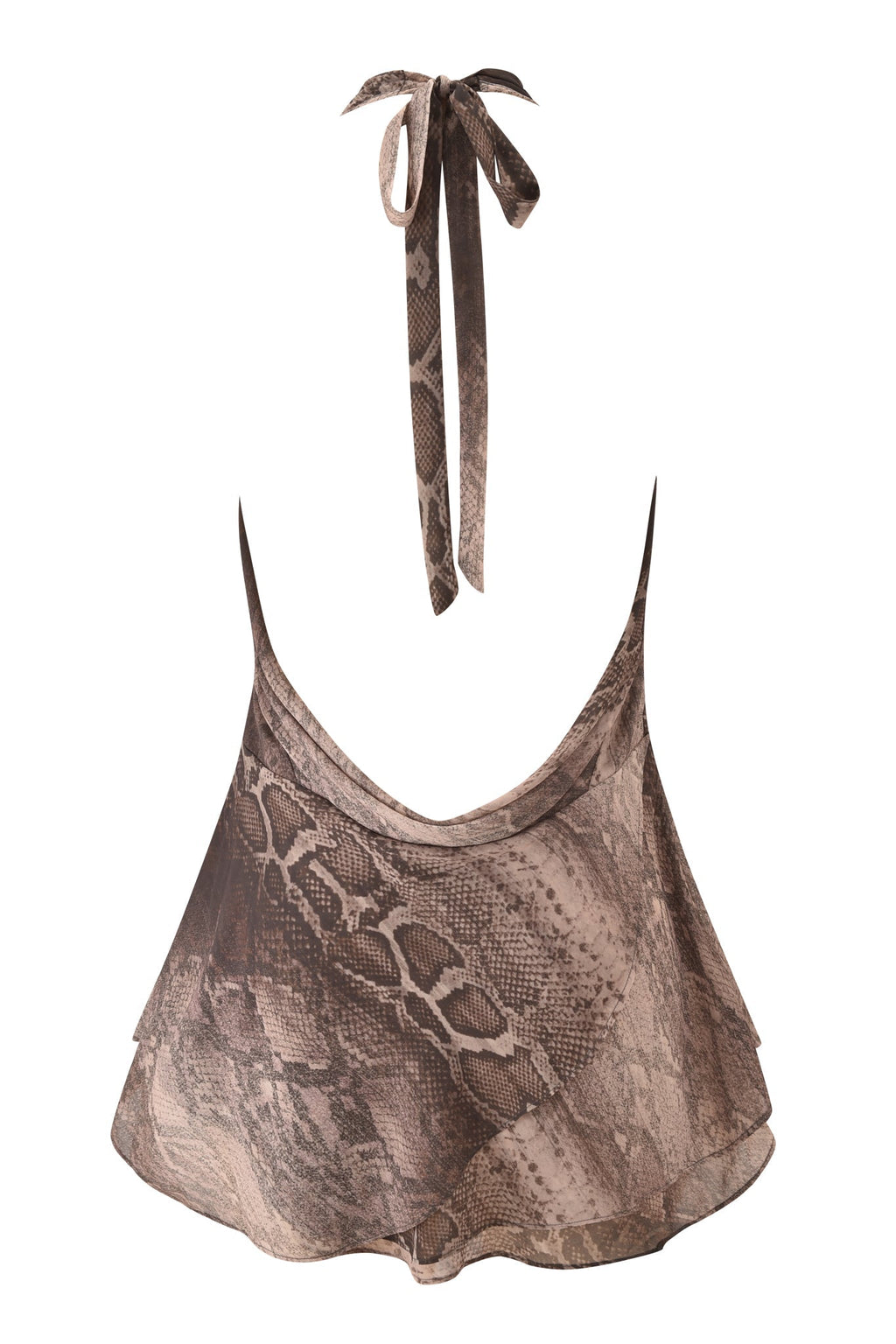 ROSANNA SLEEVELESS MINI DRESS - SNAKE