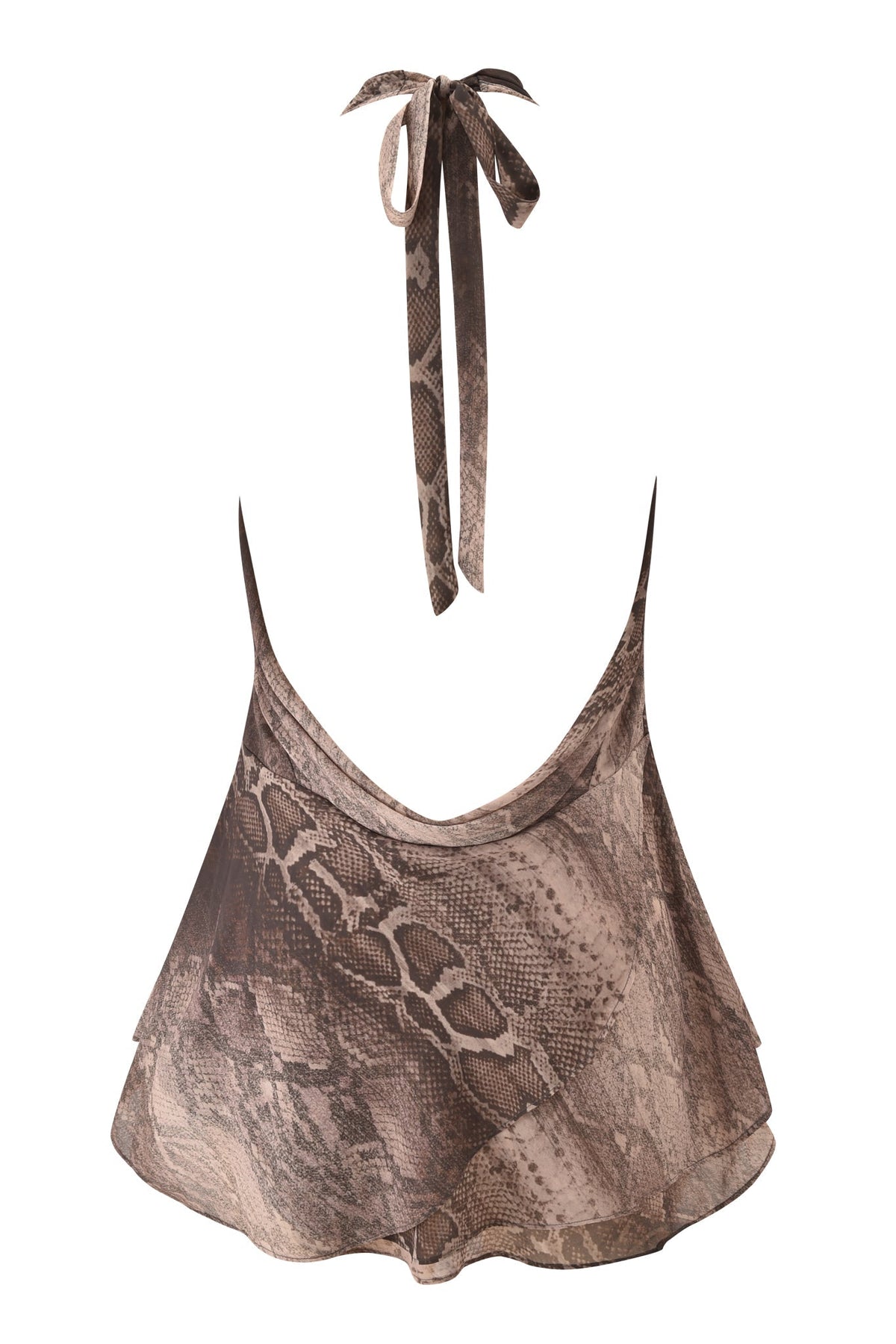 ROSANNA SLEEVELESS MINI DRESS - SNAKE