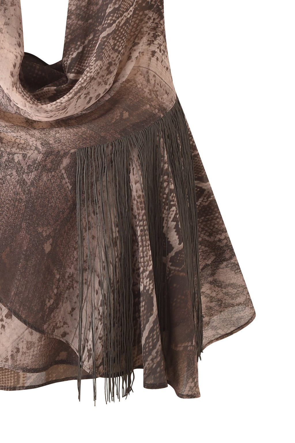 ROSANNA SLEEVELESS MINI DRESS - SNAKE