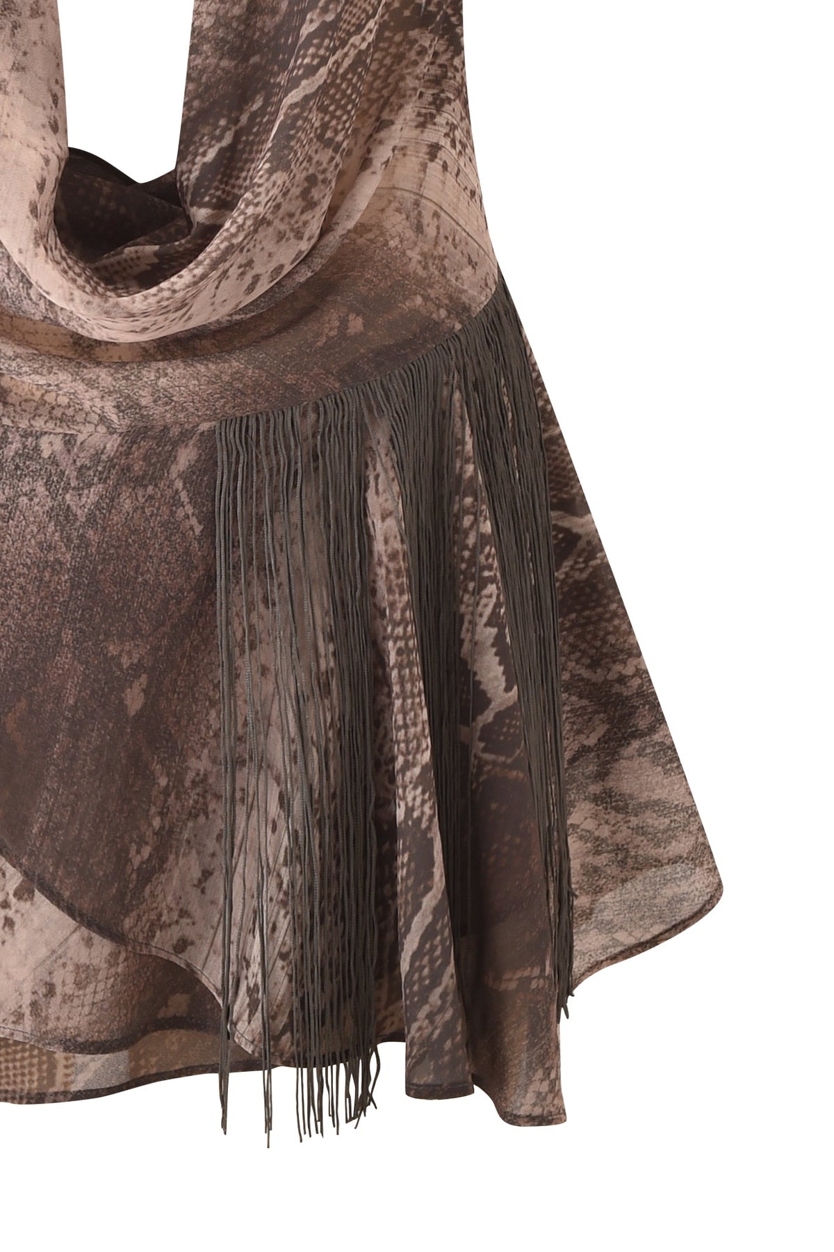 ROSANNA SLEEVELESS MINI DRESS - SNAKE