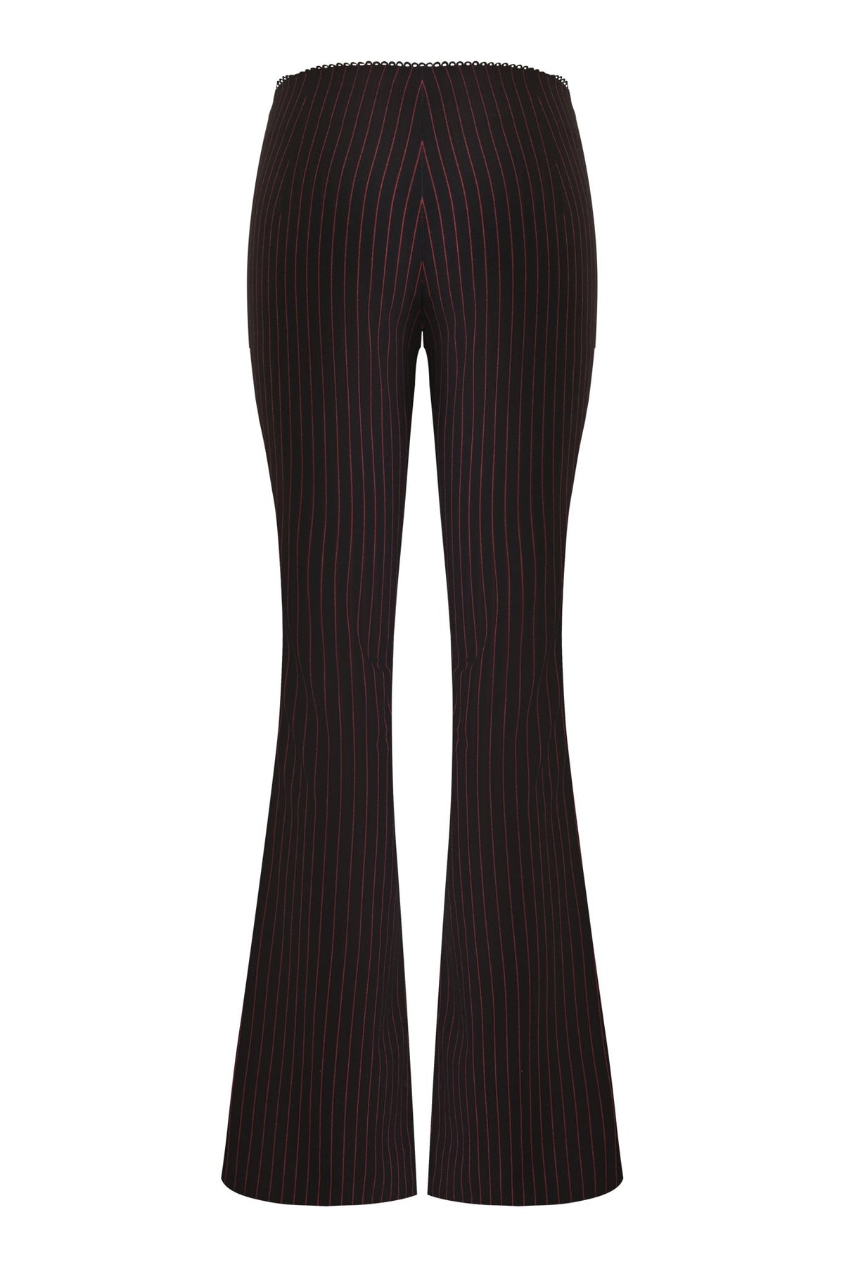 RONAN PANT - BLACK AND RED PINSTRIPE