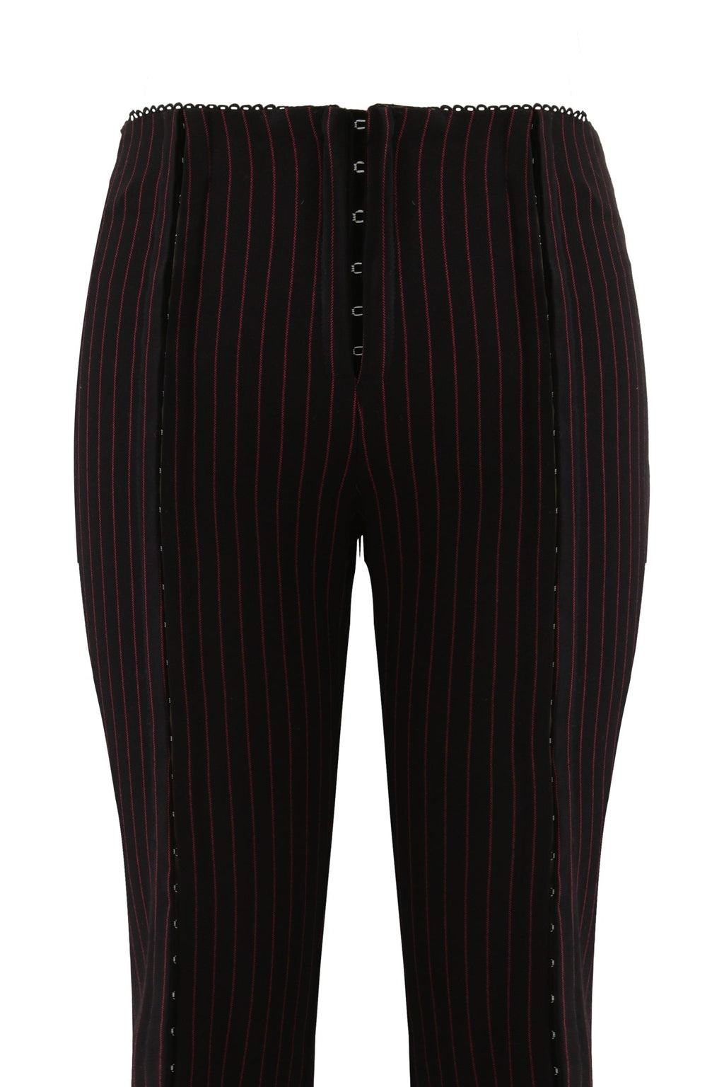 RONAN PANT - BLACK AND RED PINSTRIPE