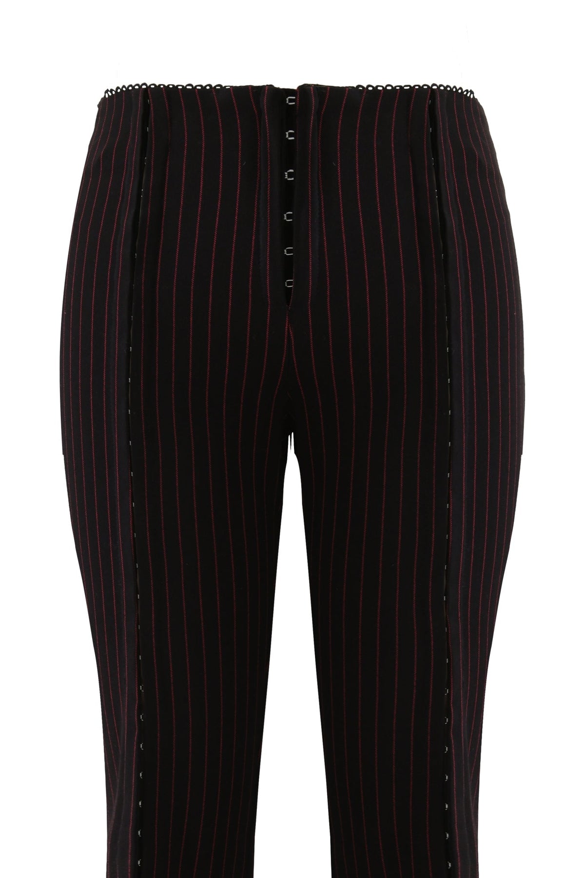RONAN PANT - BLACK AND RED PINSTRIPE