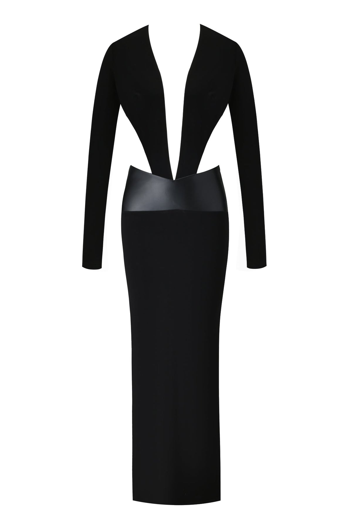 CARMINA MAXI DRESS - BLACK