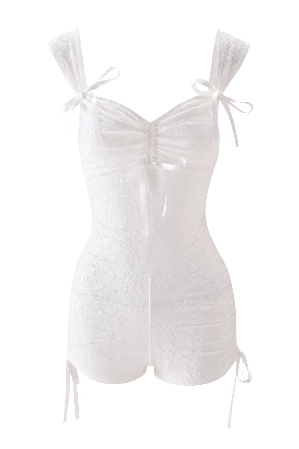SONNET PLAYSUIT - WHITE