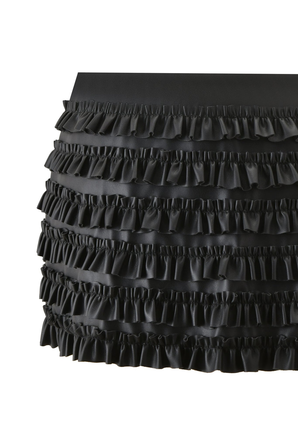 RIVA MICRO MINI SKIRT - BLACK