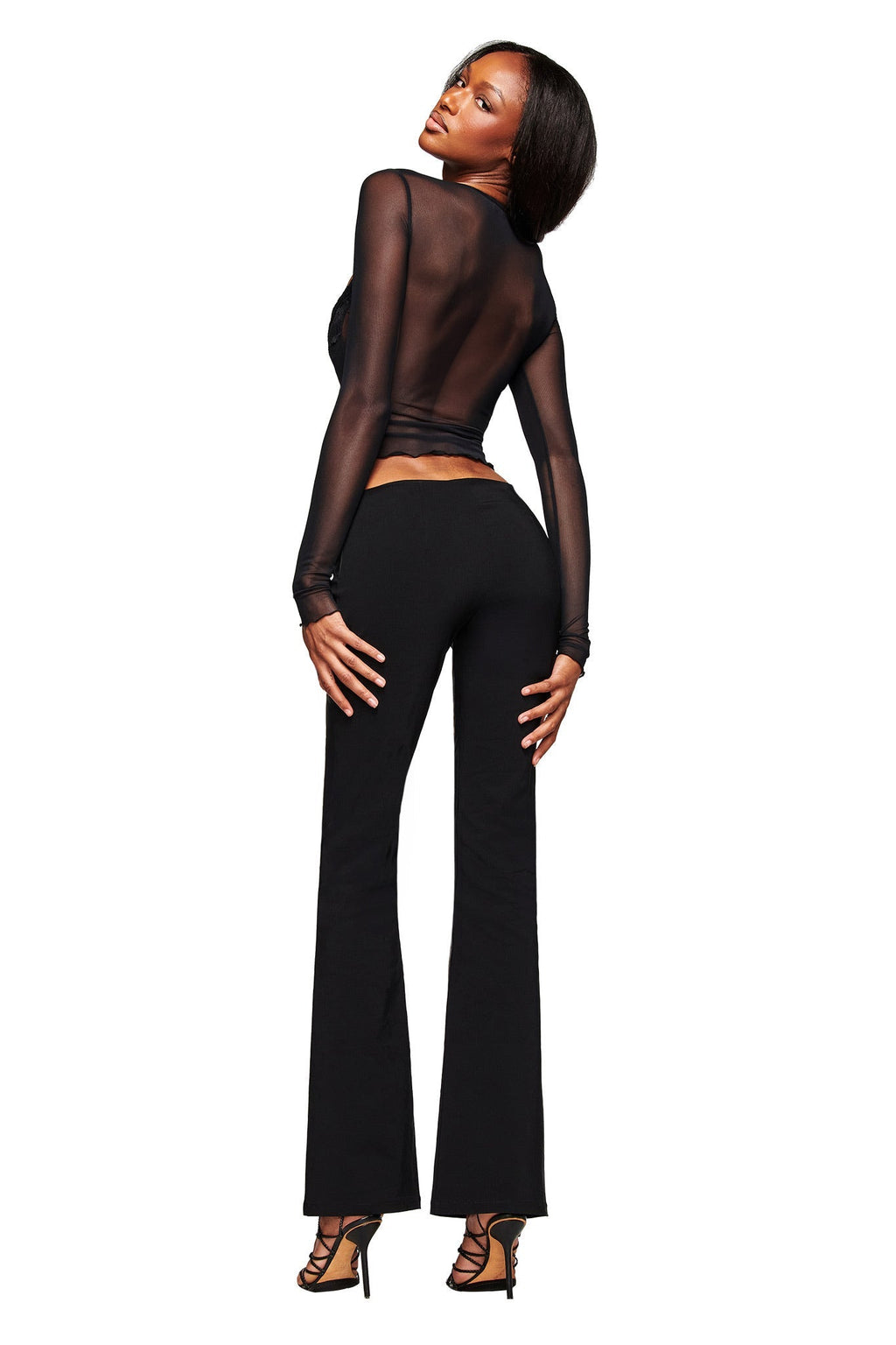SILO LONG SLEEVE TOP - BLACK