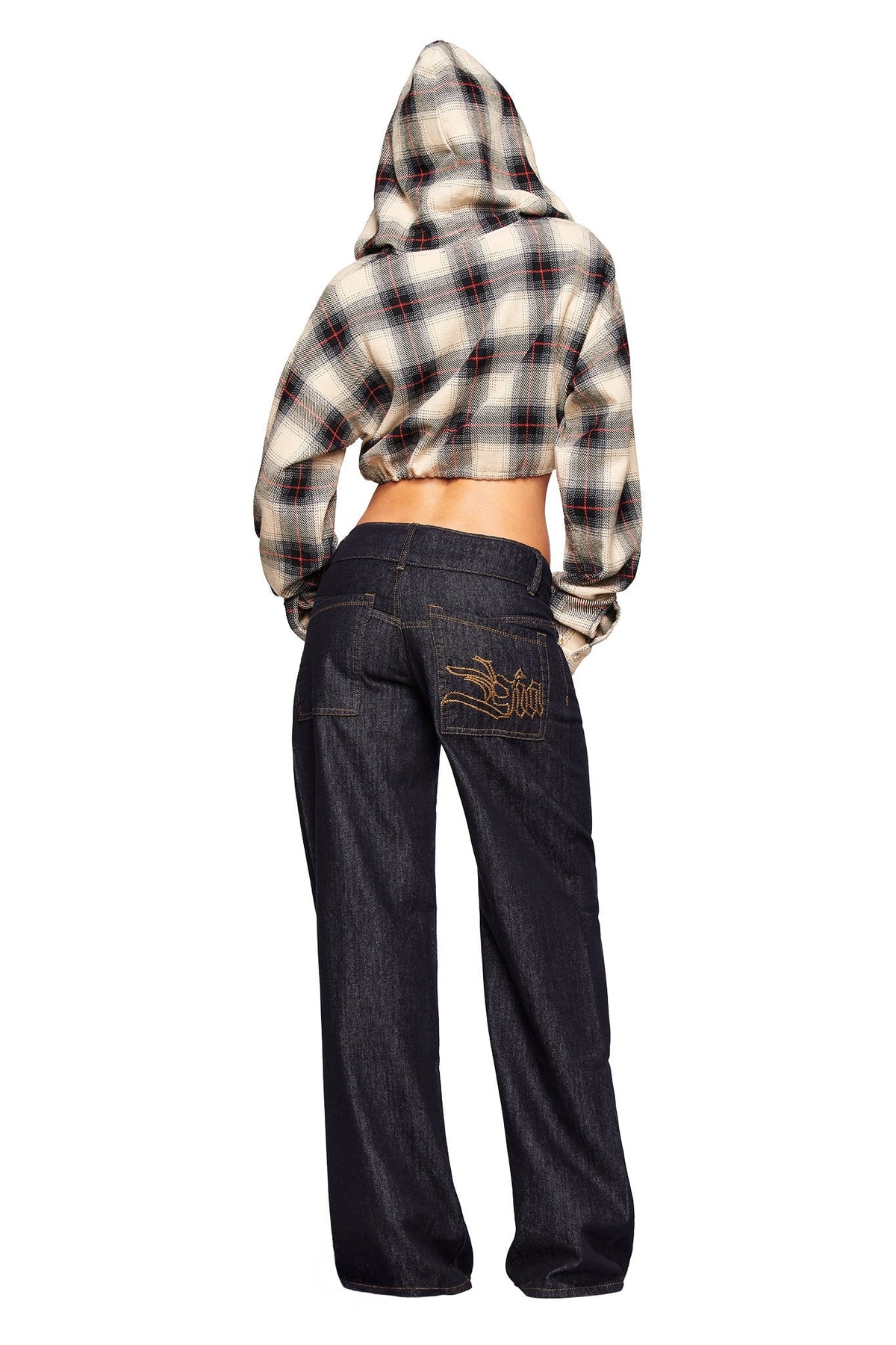 TIFF JACKET - GREY PLAID