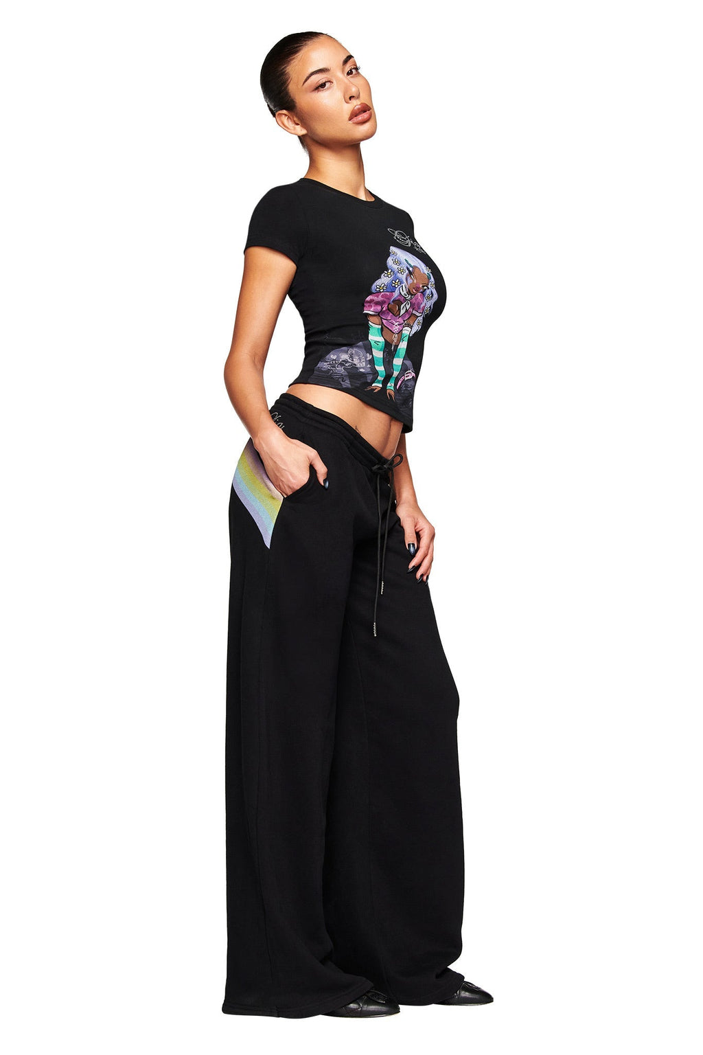 FAFI TRACKPANT - BLACK
