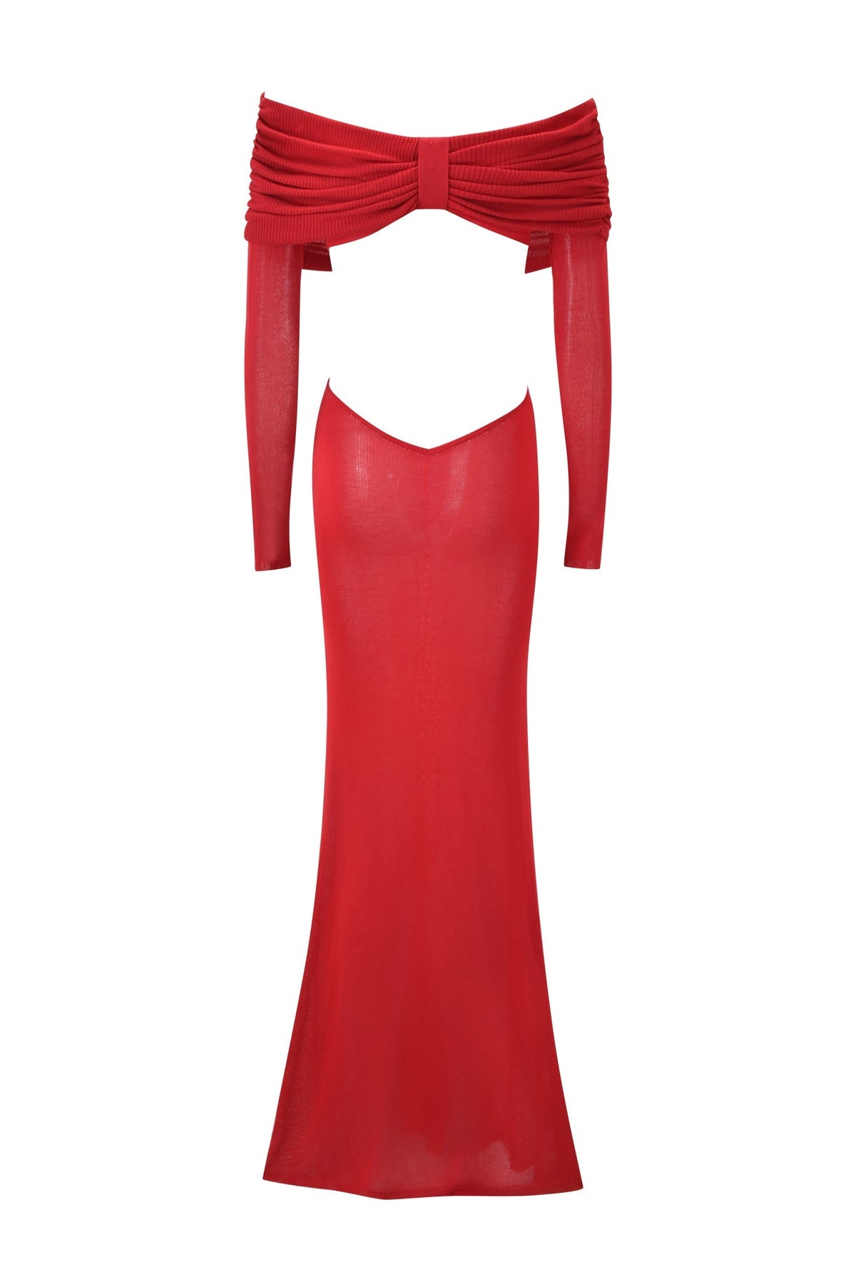 VEYRA MAXI DRESS - RED