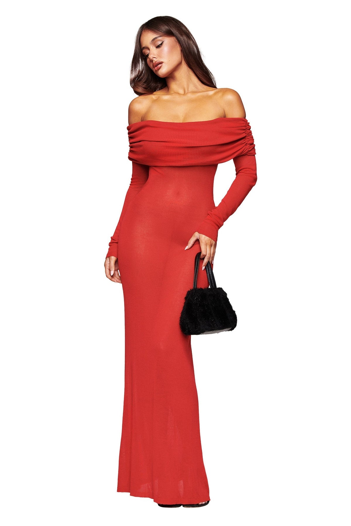 VEYRA MAXI DRESS - RED
