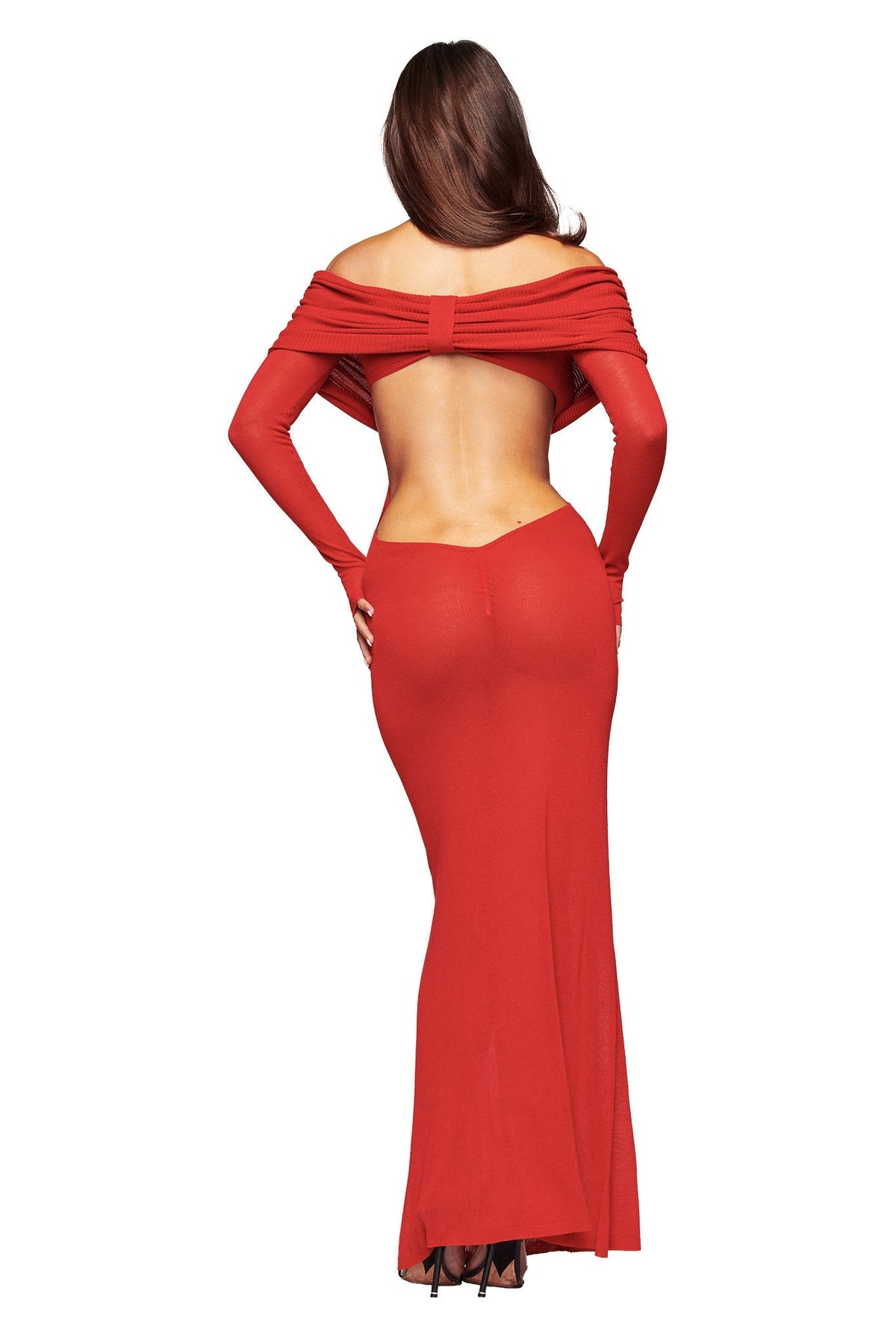 VEYRA MAXI DRESS - RED