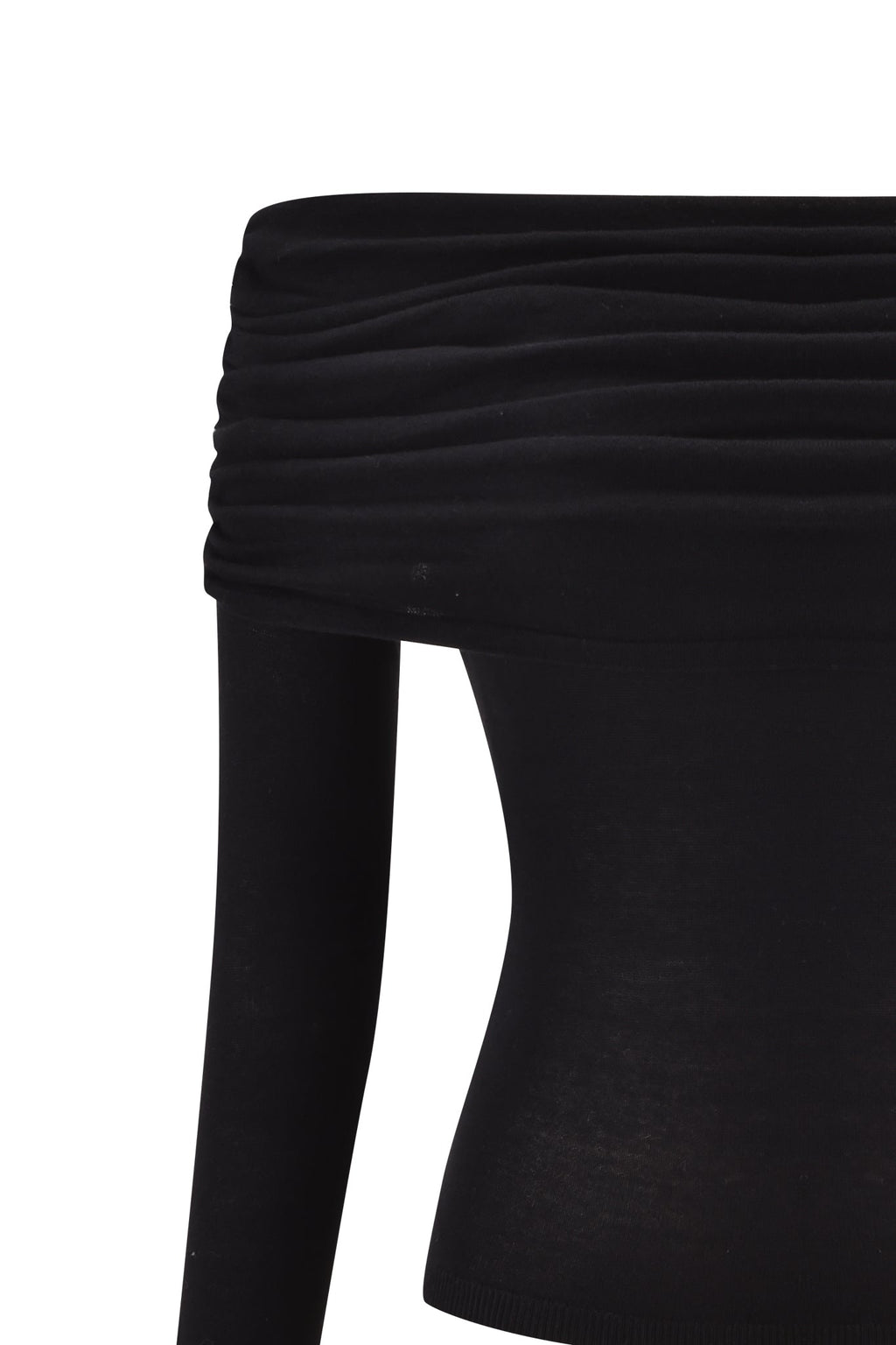 VEYRA LONG SLEEVE TOP - BLACK