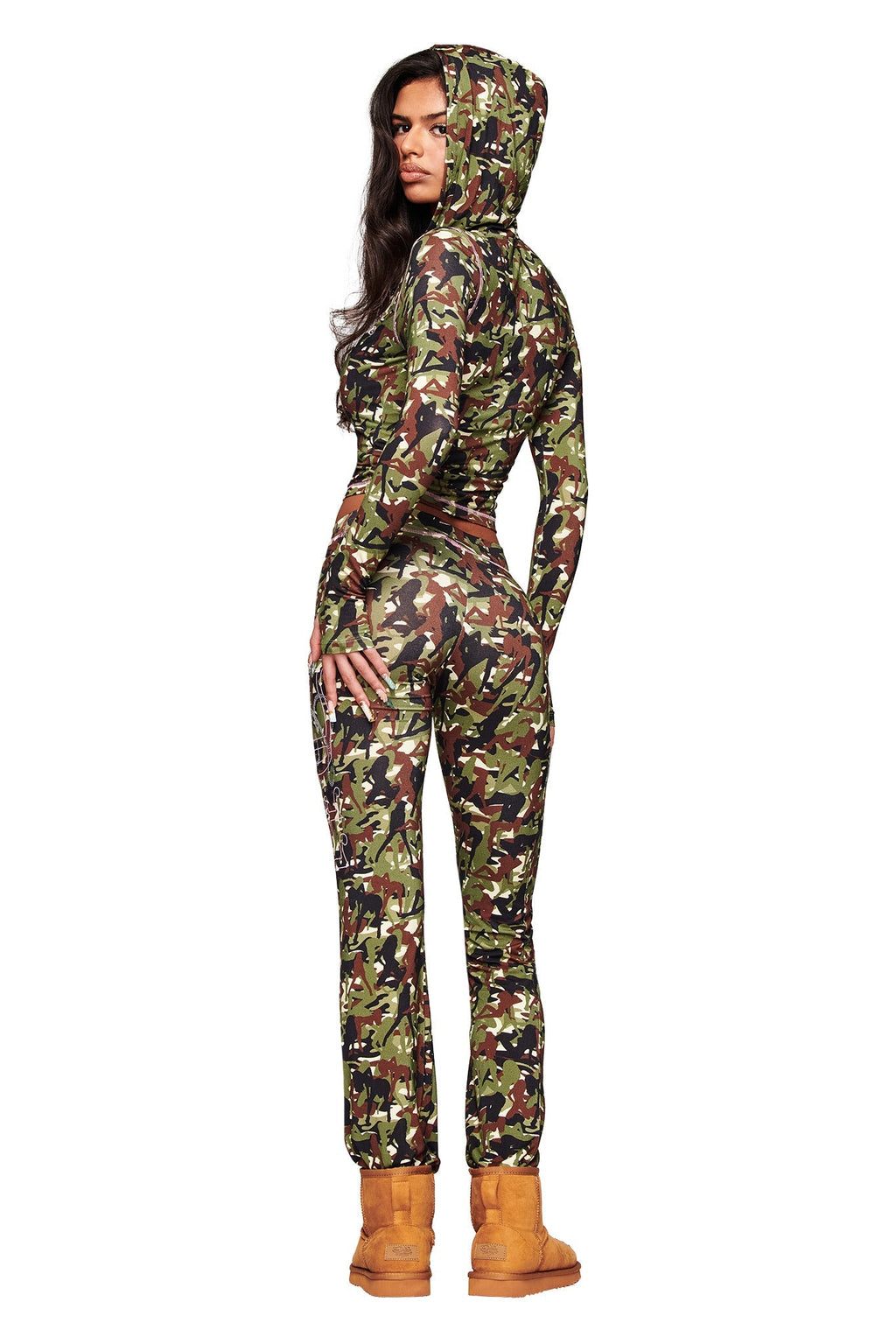 I.AM.GIA X VON DUTCH BLARE TRACKPANT - GIA GIRL CAMO