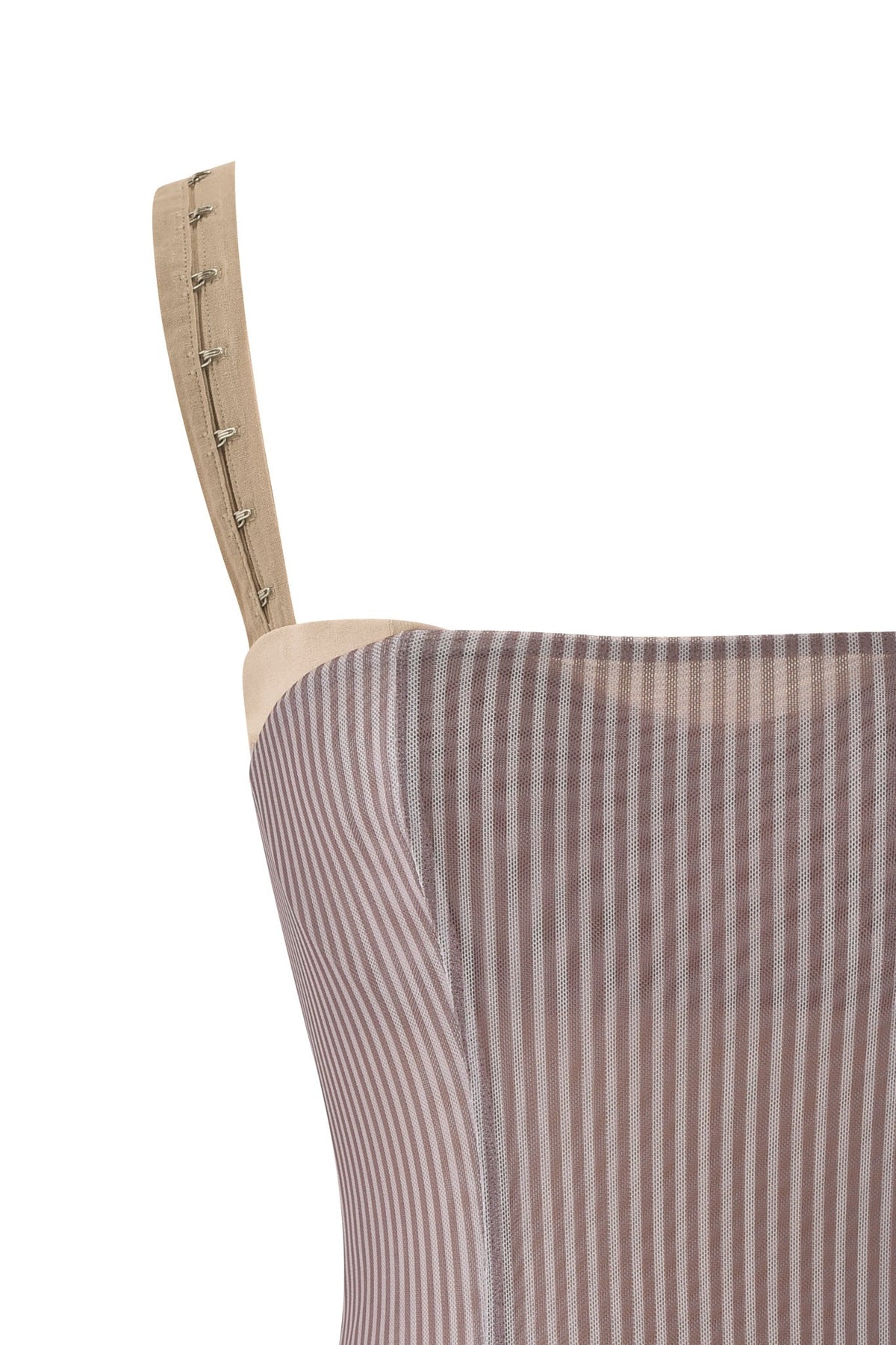 SEPHI TOP - MUSHROOM STRIPE