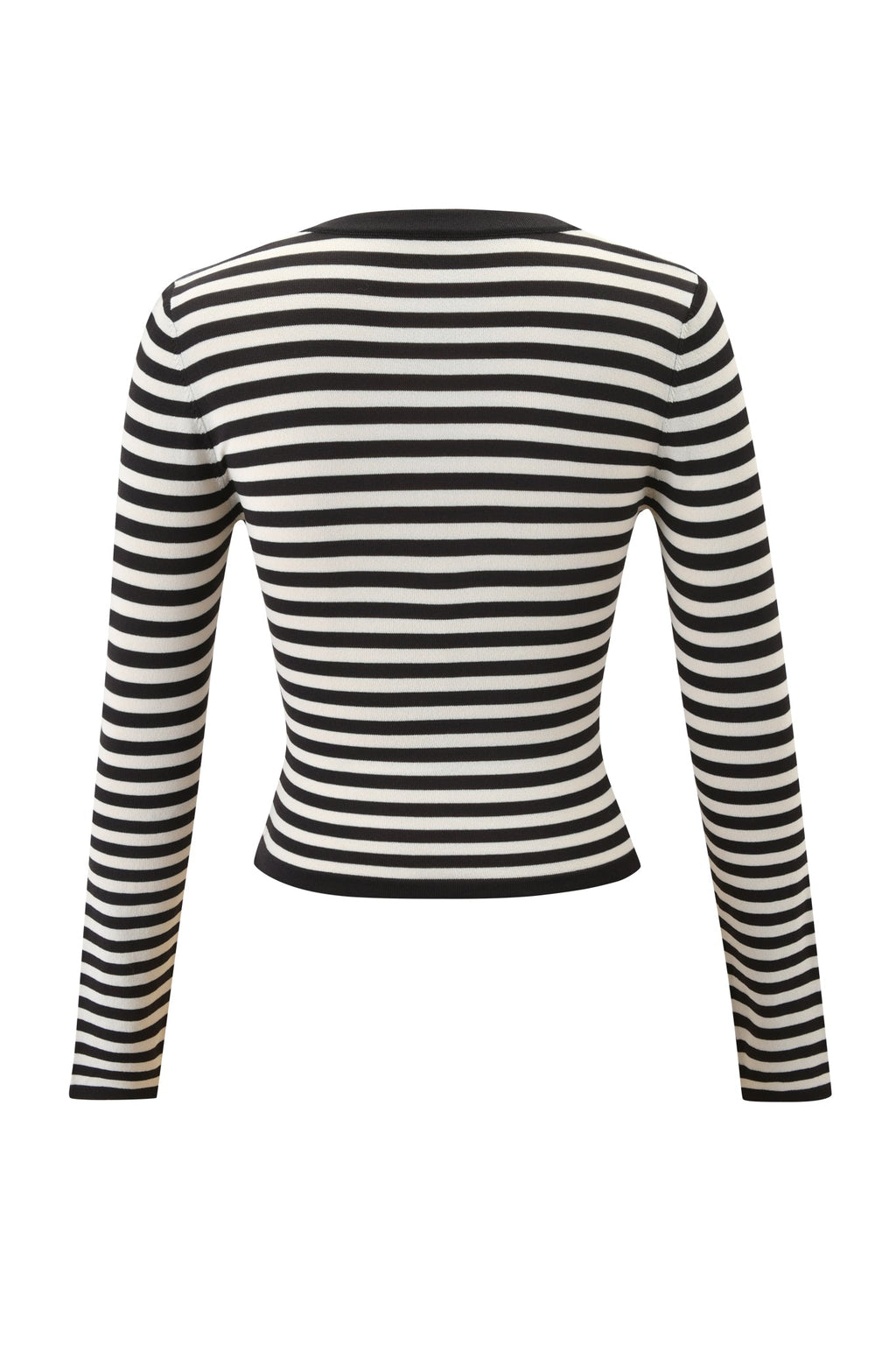 ZINNIA TOP - BLACK AND CREAM