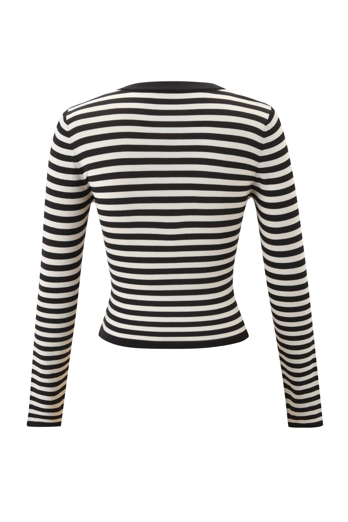 ZINNIA TOP - BLACK AND CREAM