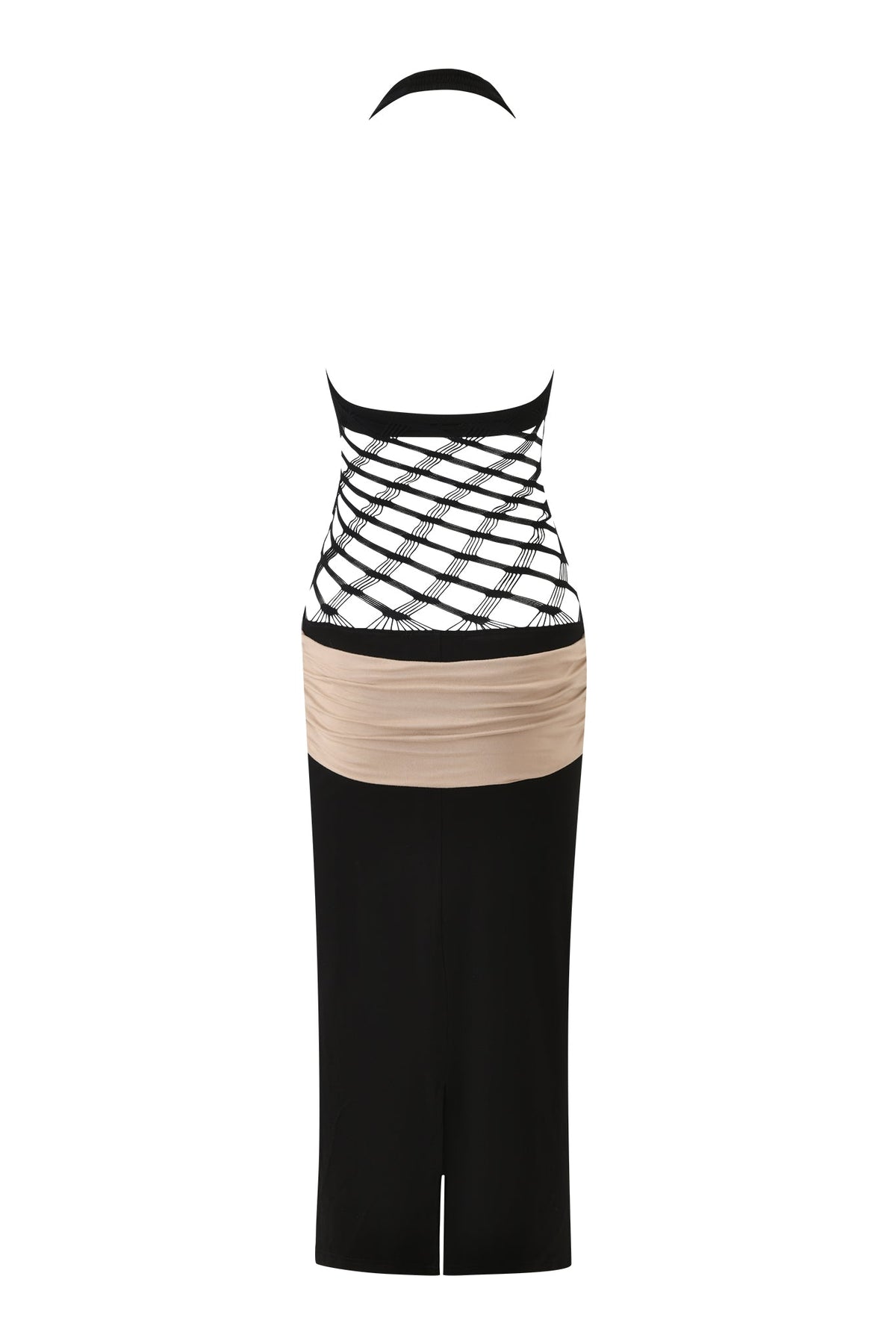 ZOREEN MIDI DRESS - BLACK