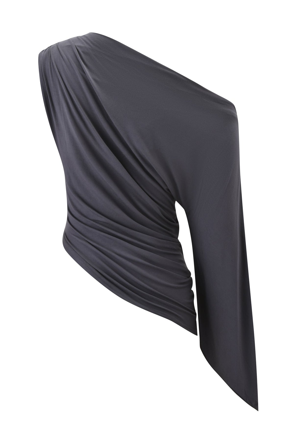 VIOLETTE ASYMMETRICAL TOP - GREY