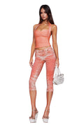 SUNSET CAPRI JEAN - PEACH