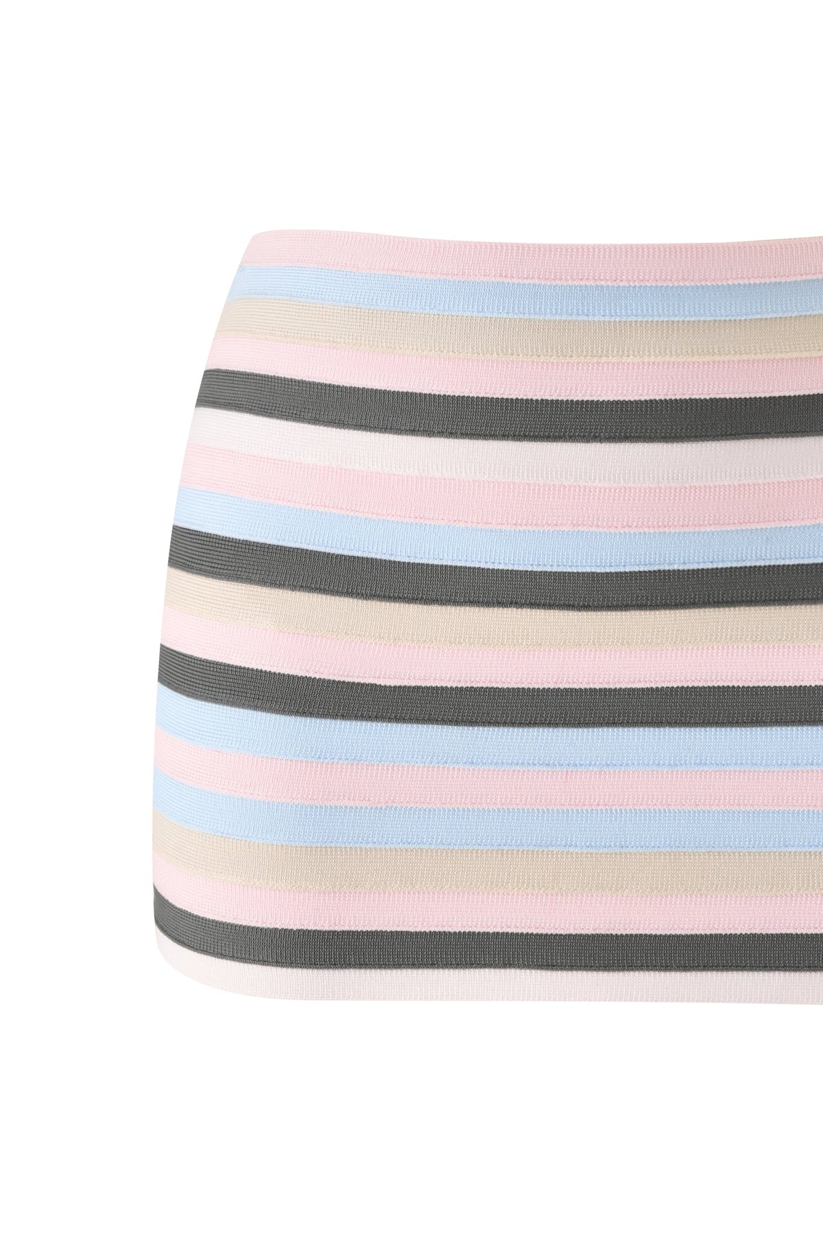 NYNA BANDAGE MINI SKIRT - BABY PINK