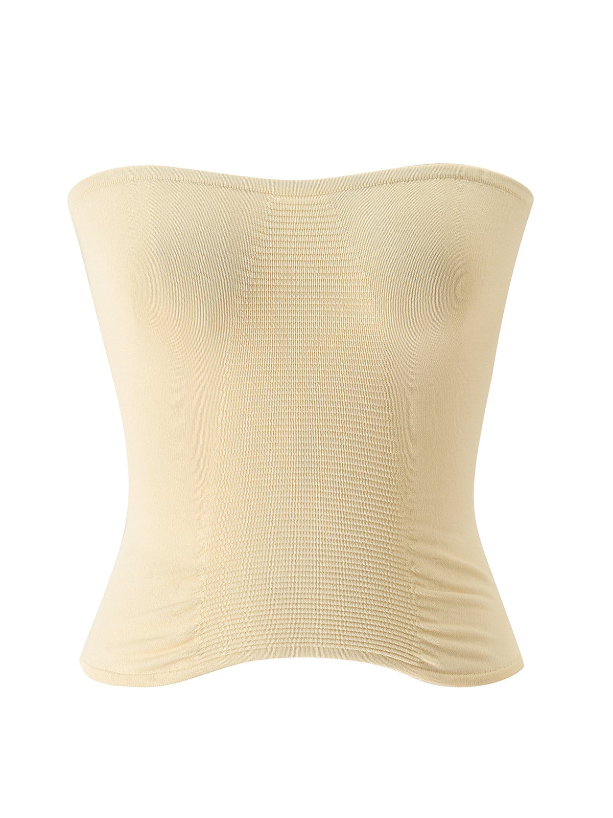 ZENDAYA KNIT TUBE TOP - CREAM
