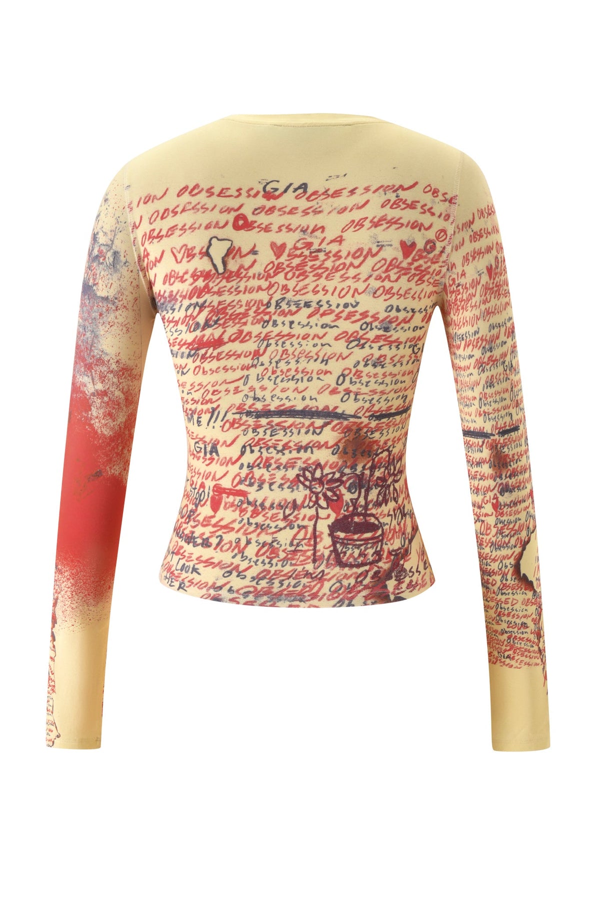 T-REX BLARE 2.0 LONG SLEEVE TEE - YELLOW