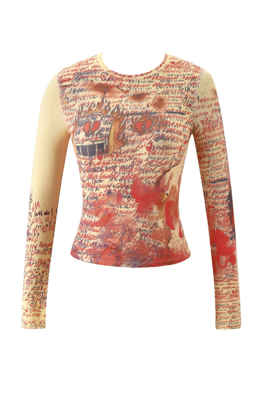T-REX BLARE 2.0 LONG SLEEVE TEE - YELLOW