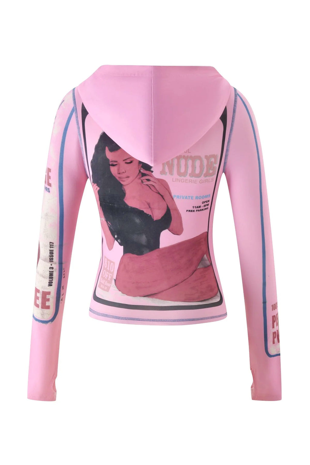 T-REX BLARE HOODIE - PINK