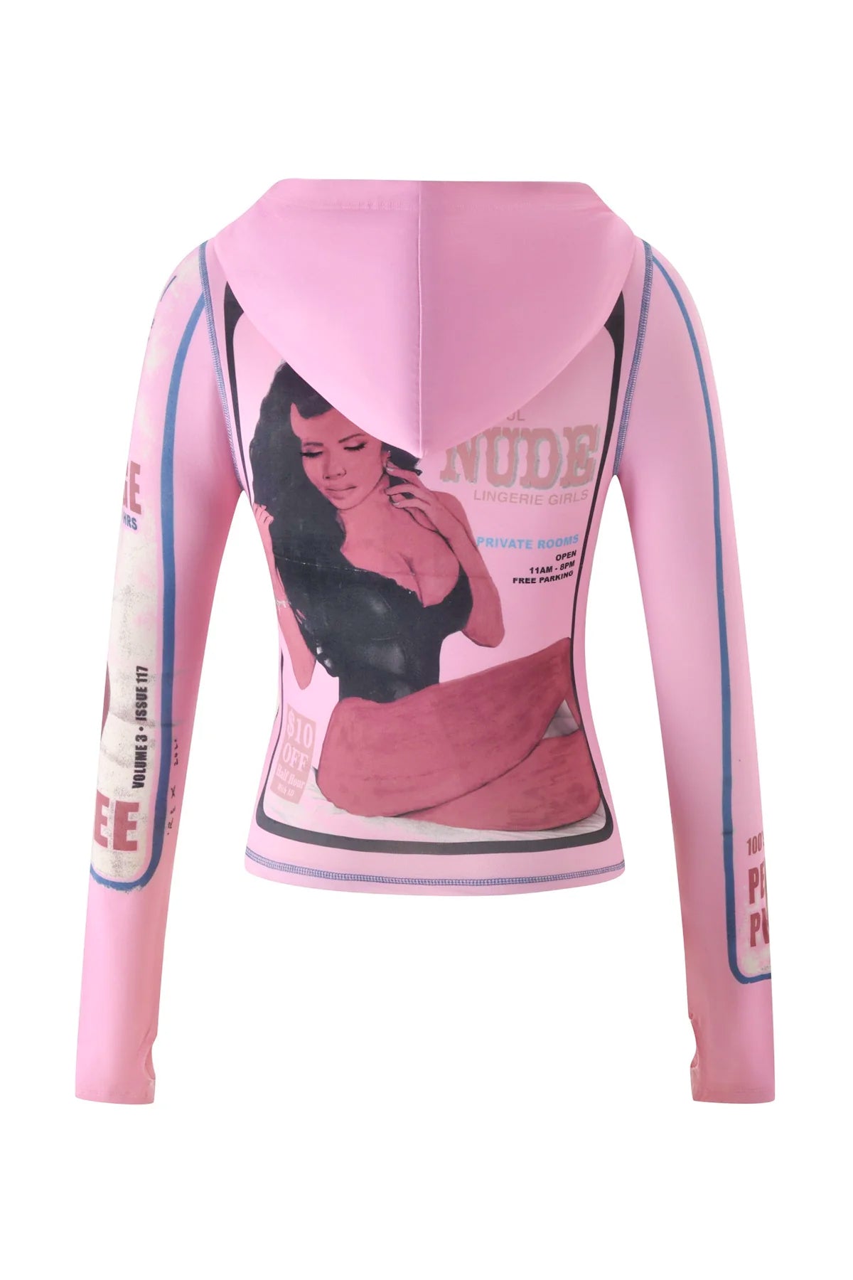 T-REX BLARE HOODIE - PINK