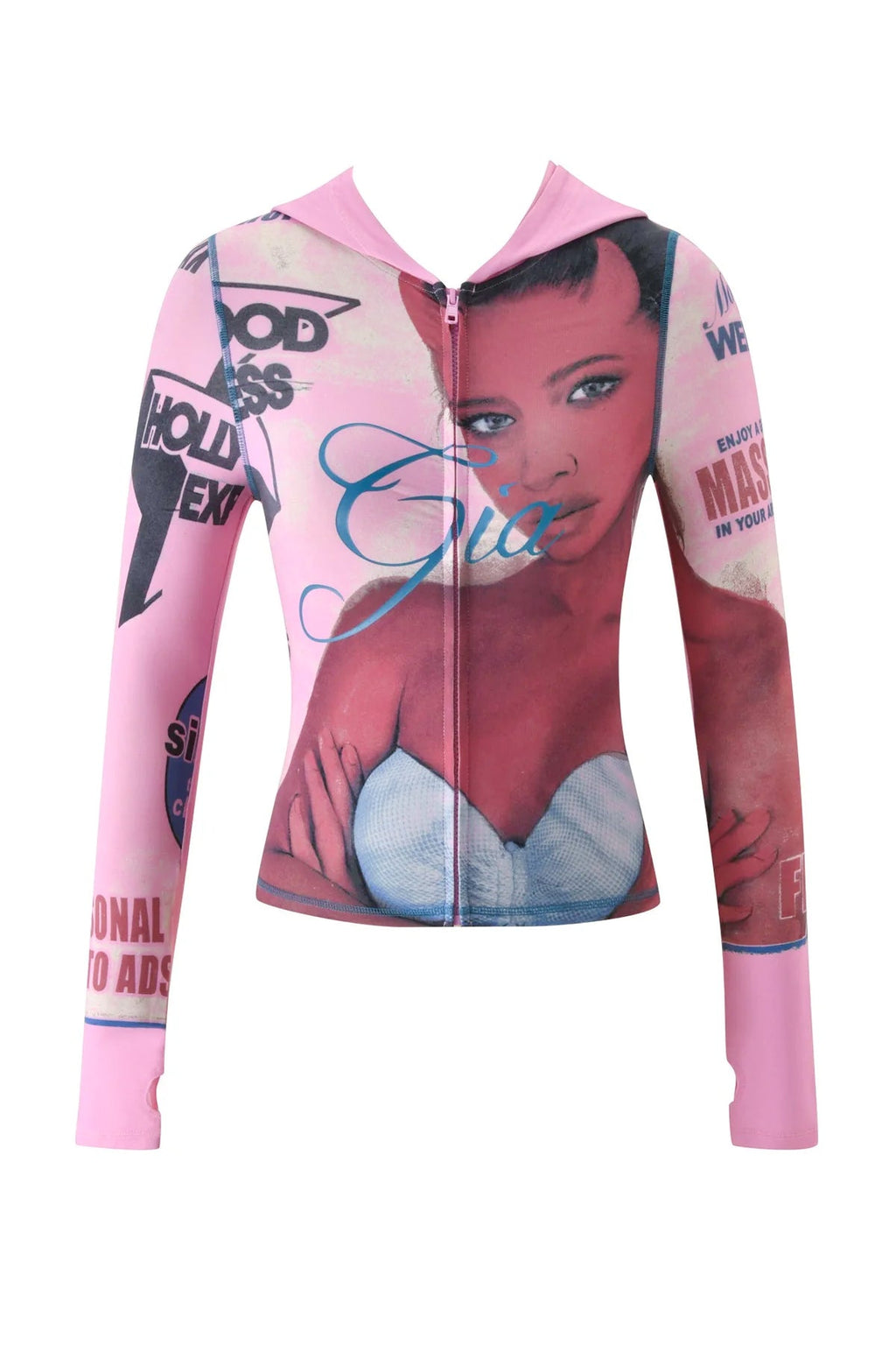 T-REX BLARE HOODIE - PINK