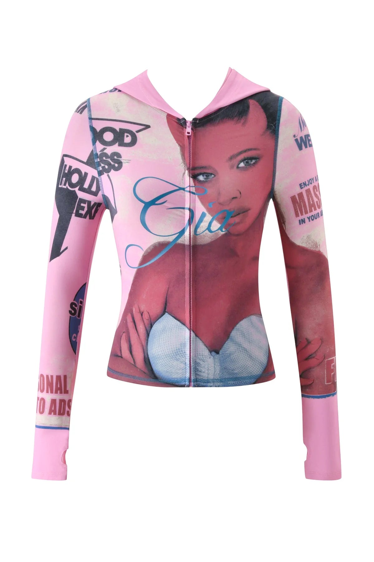 T-REX BLARE HOODIE - PINK