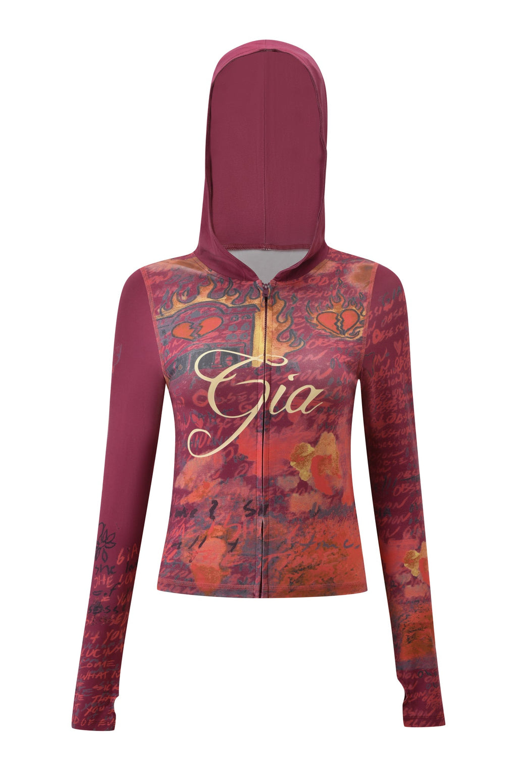 T-REX BLARE HOODIE - RED