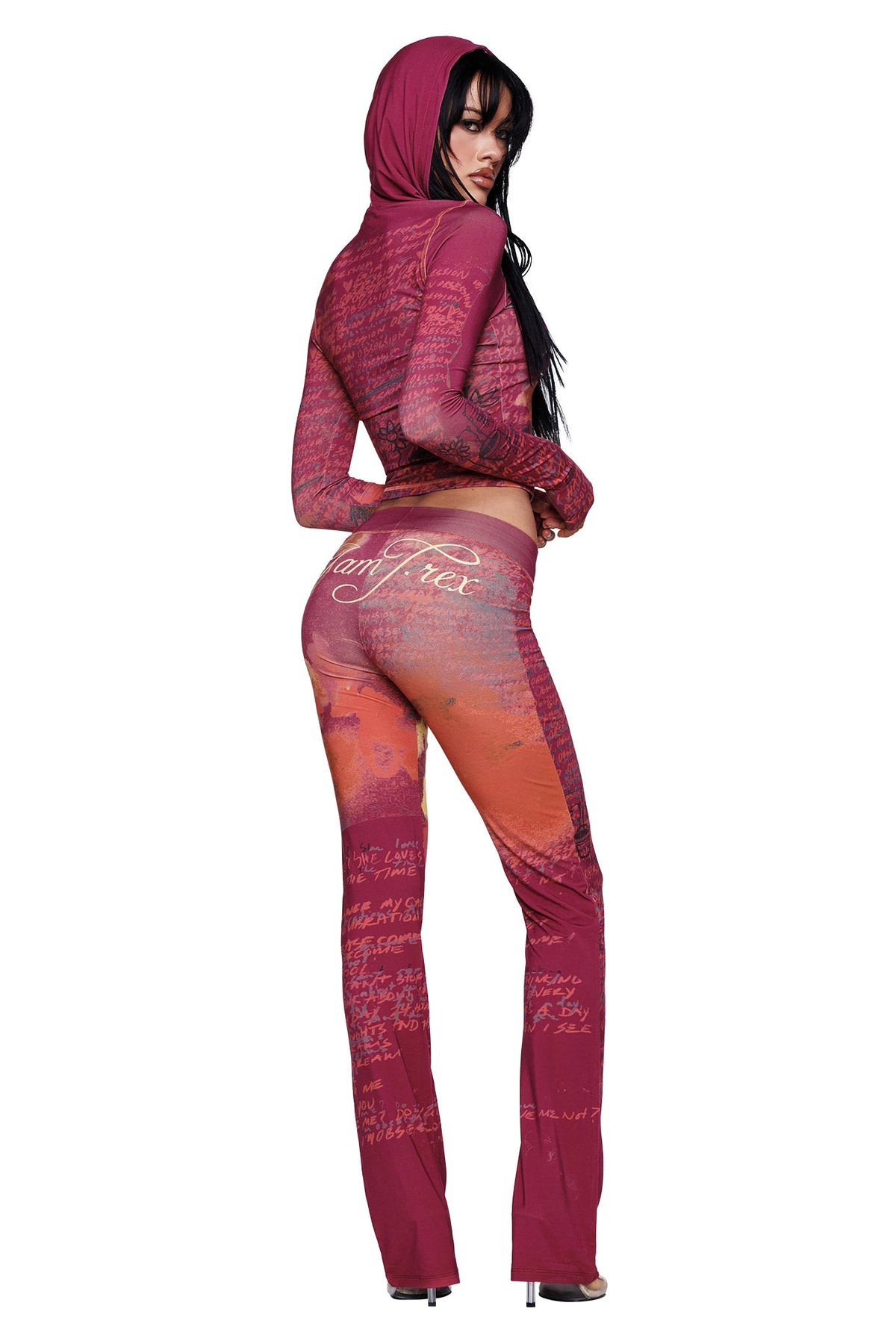 T-REX BLARE HOODIE - RED